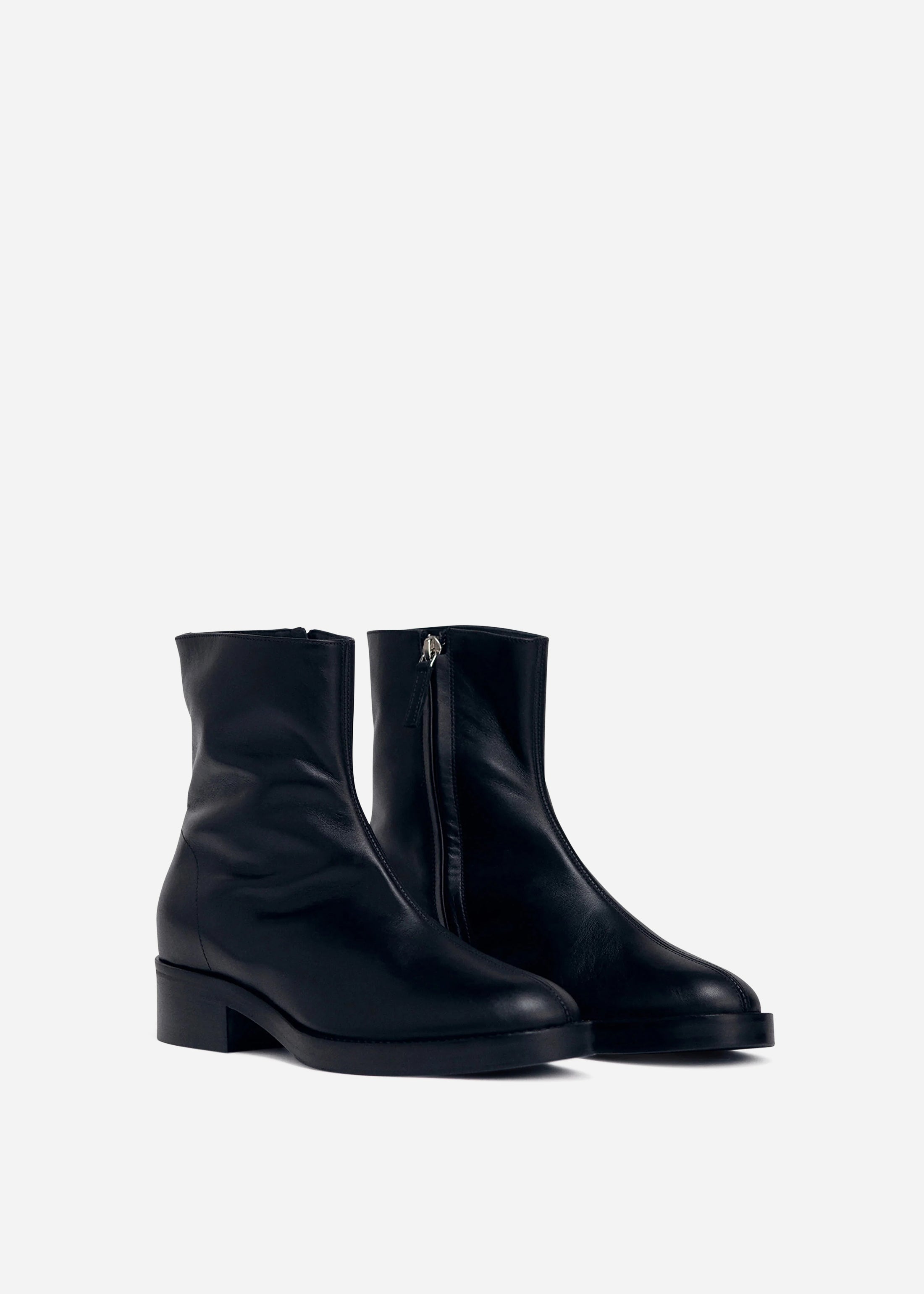Front Seam Bootie in Black