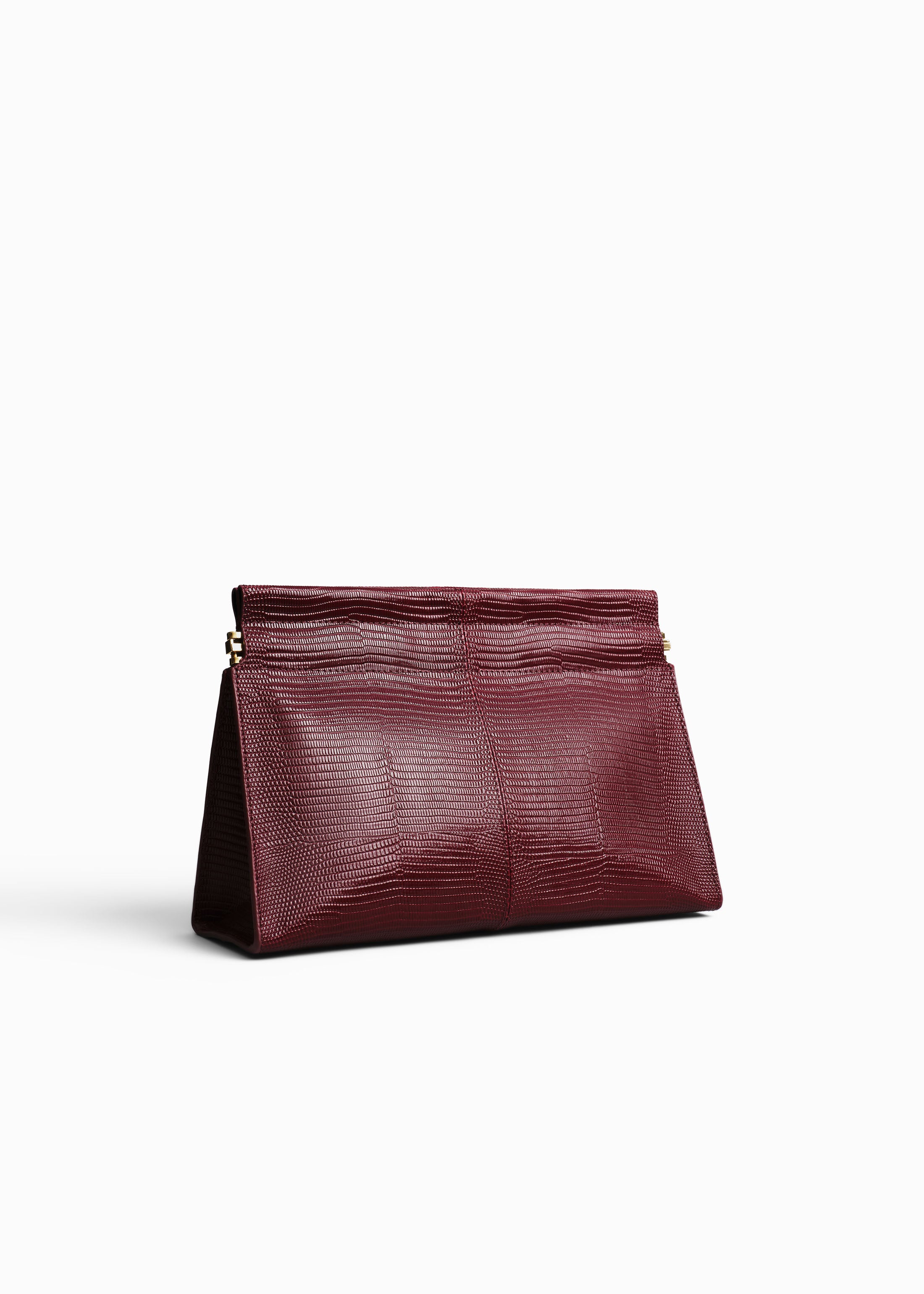Small Clutch in Burgundy
