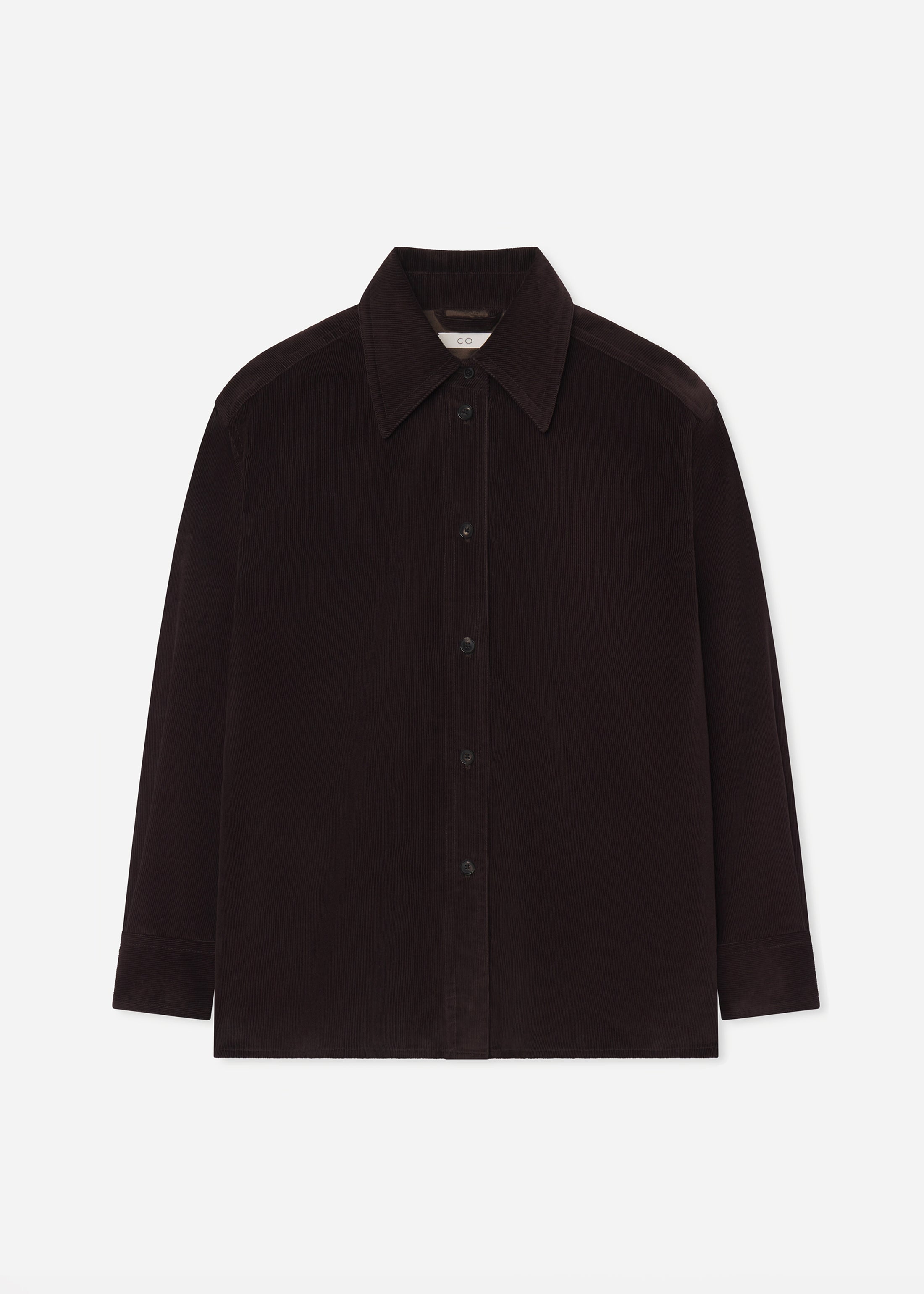 Corduroy Overshirt - Chocolate