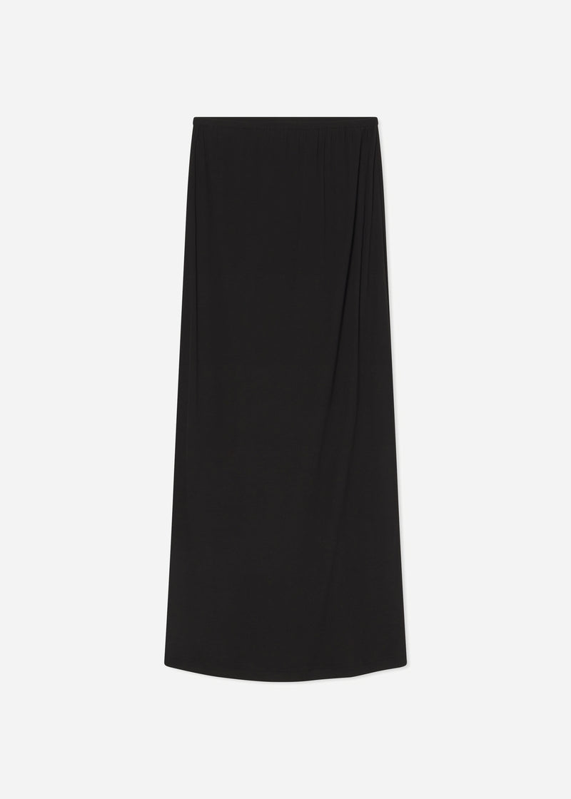 Pencil Skirt in Cotton Jersey - Black - CO