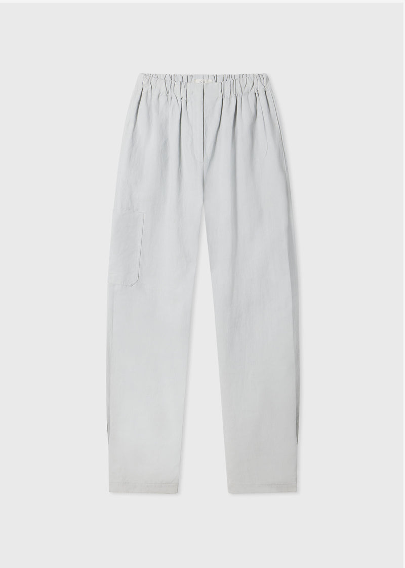 Pull Up Aviator Pant in Cotton -  Whisper Blue - CO