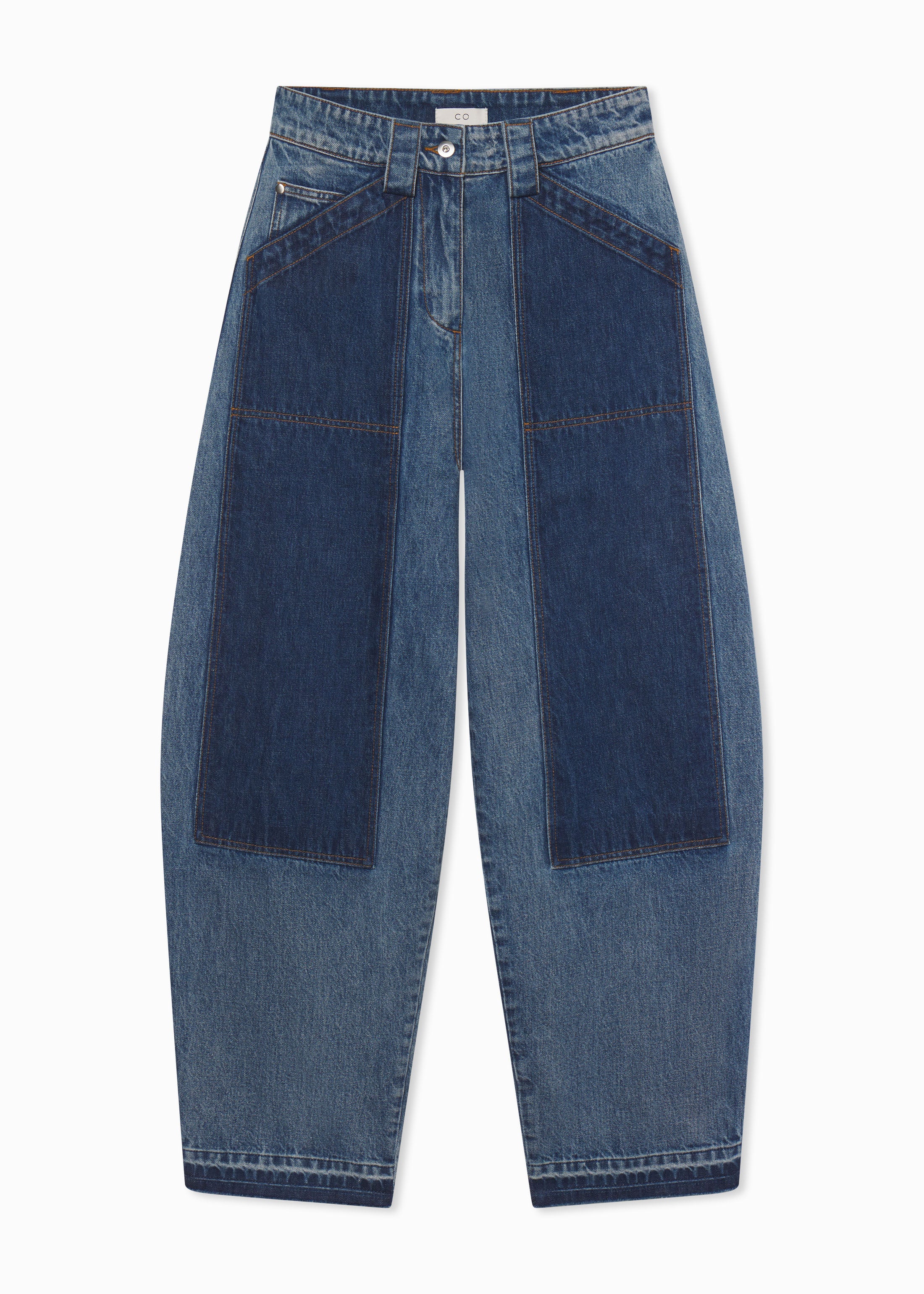 Patchwork Pant in Denim - Indigo