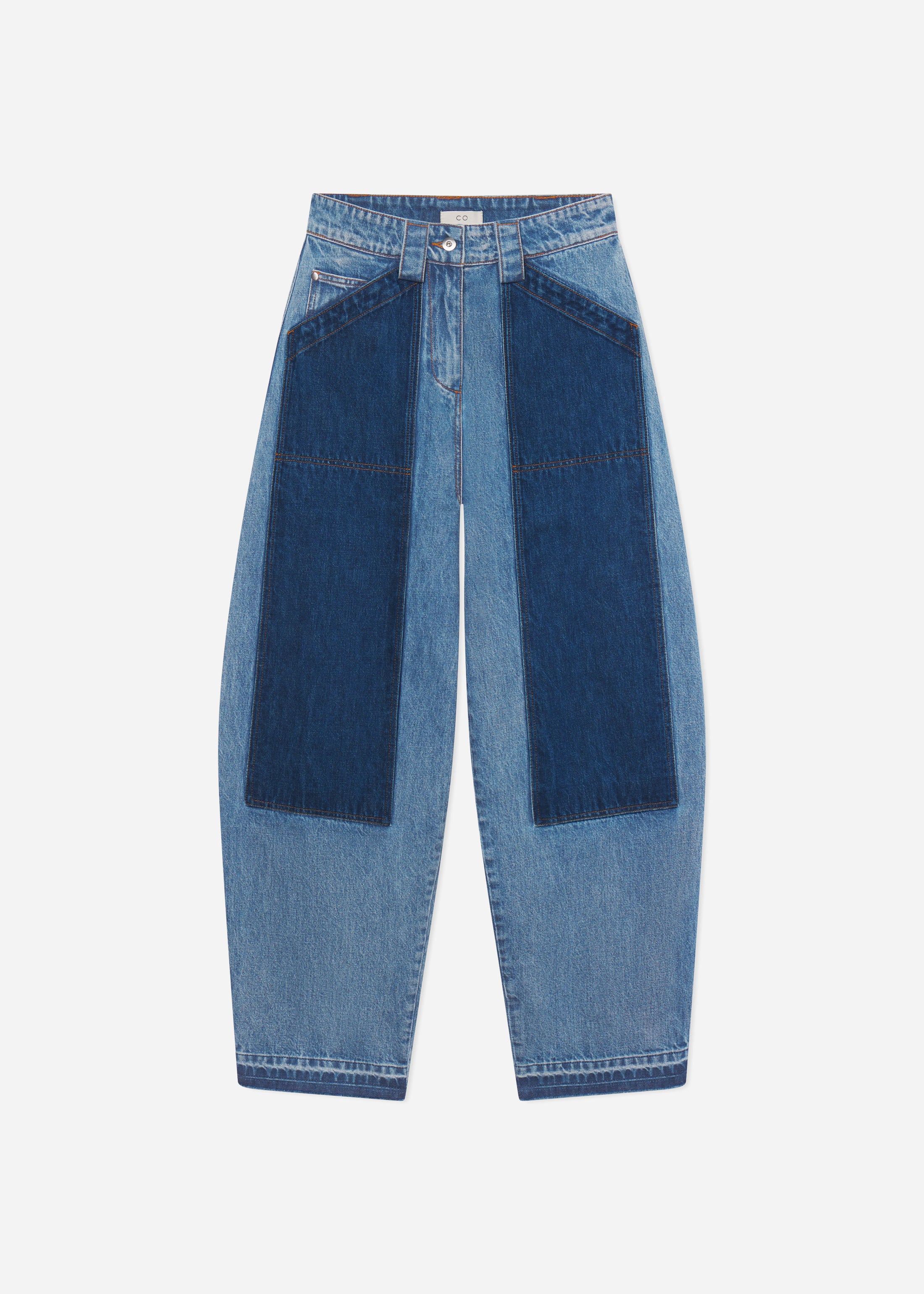 Patchwork Pant in Denim - Indigo