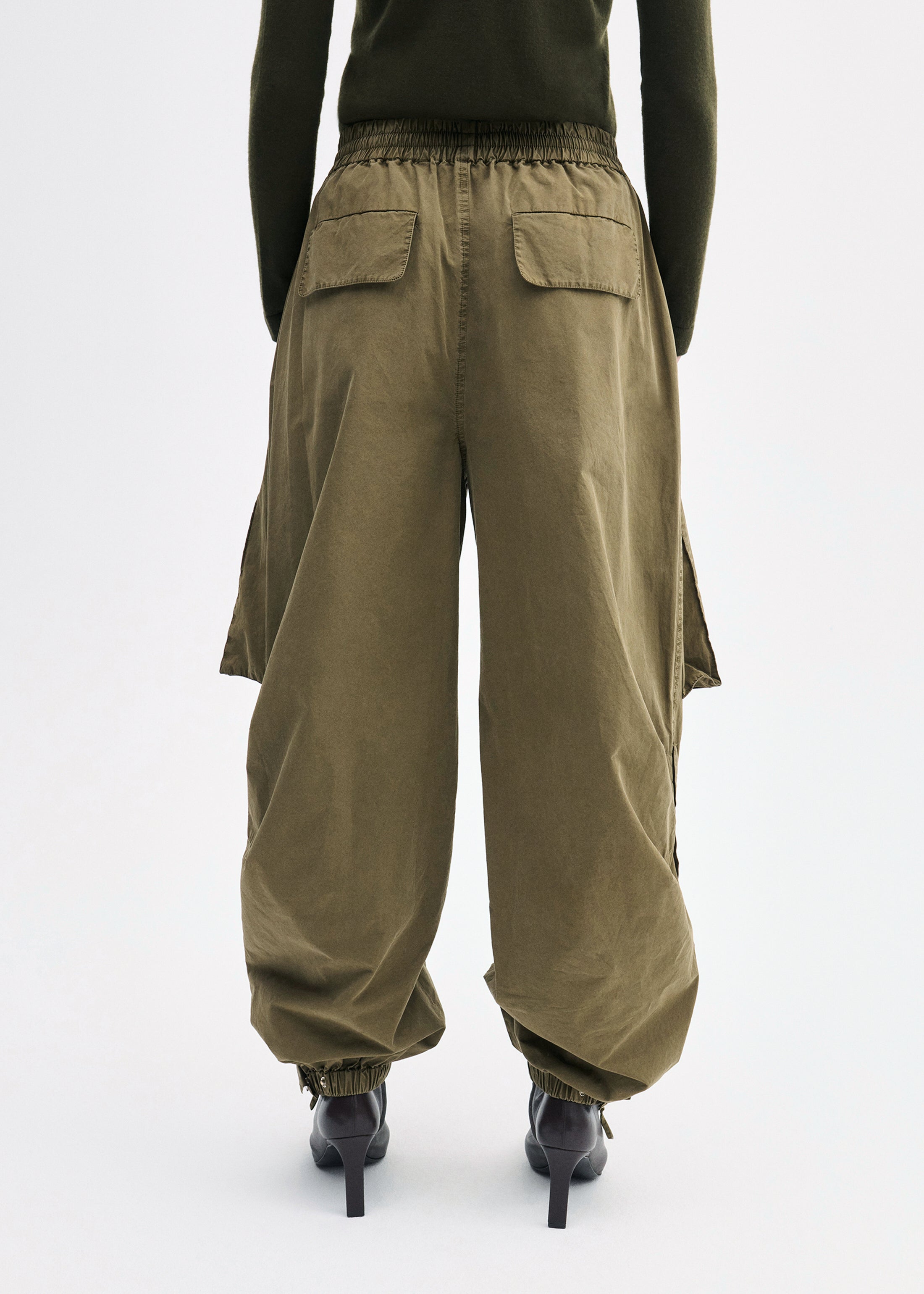 Utility Pant in Cotton Twill - Olive