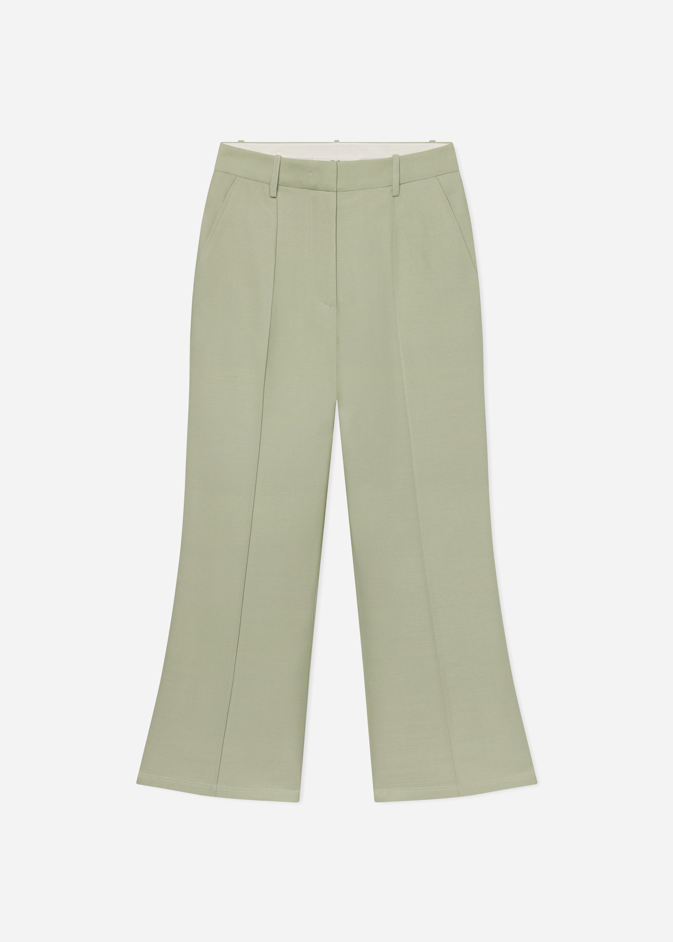Cropped Flared Pant - Tea