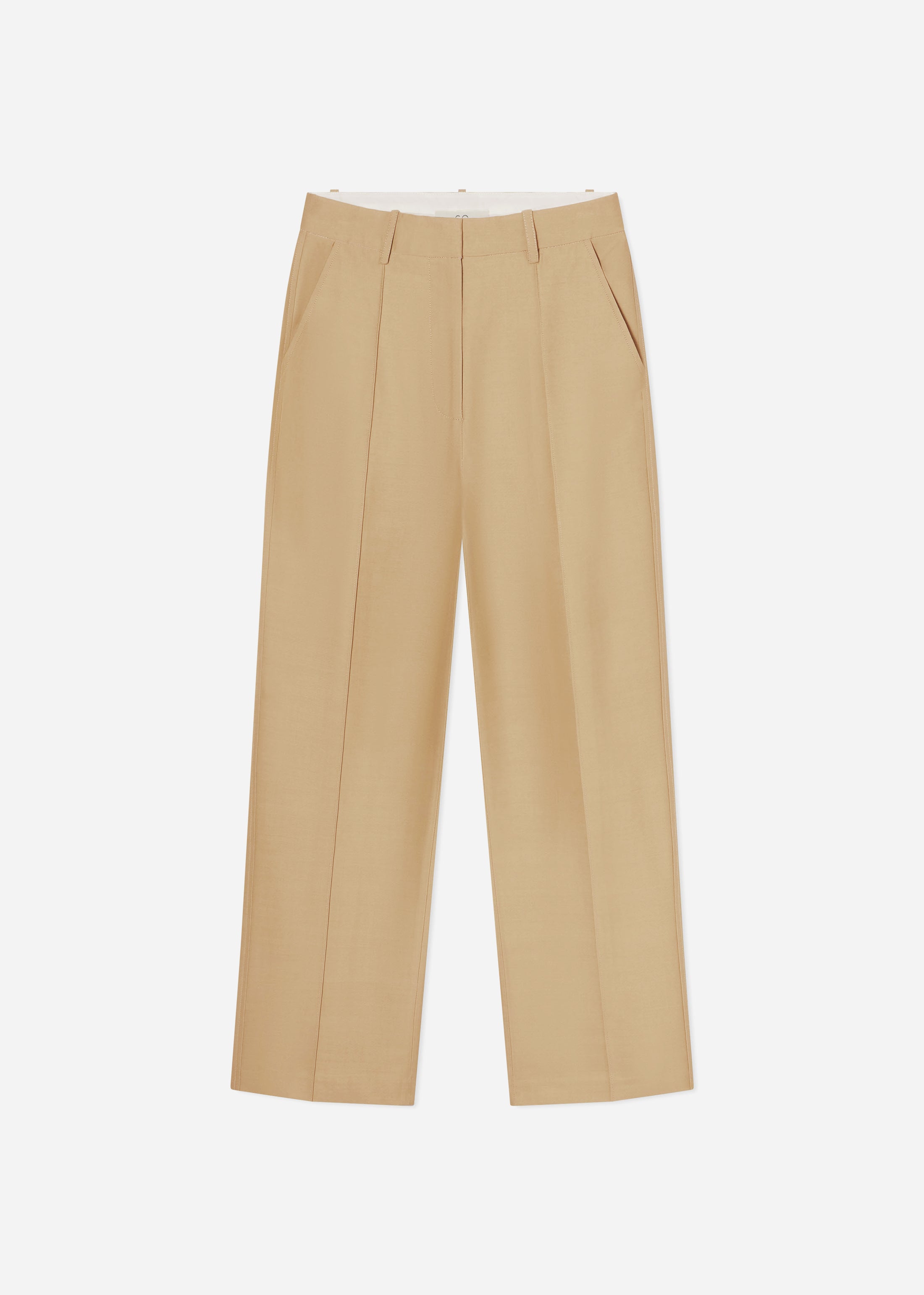 Straight Leg Trouser - Camel