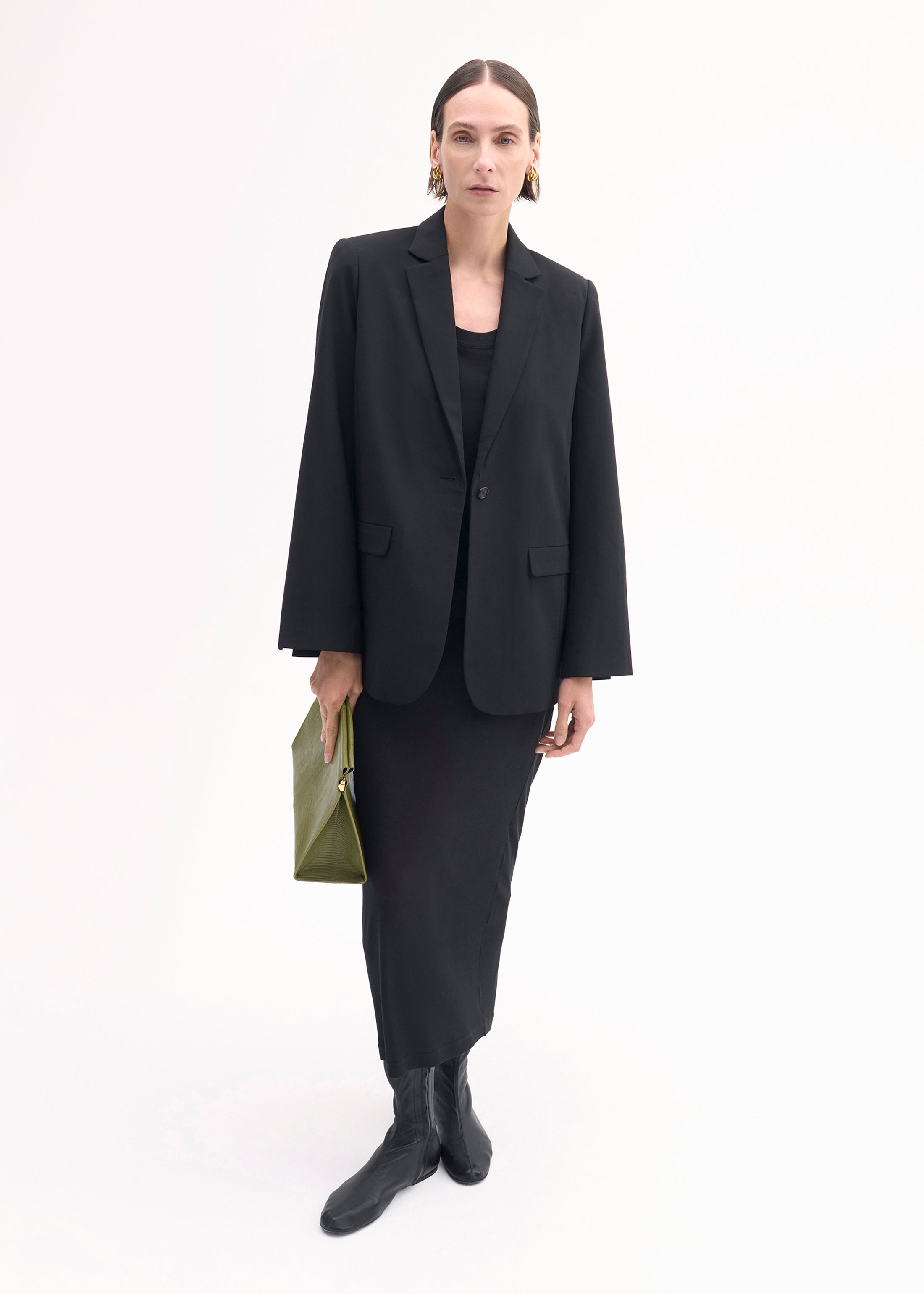 Pencil Skirt in Cotton Jersey - Black