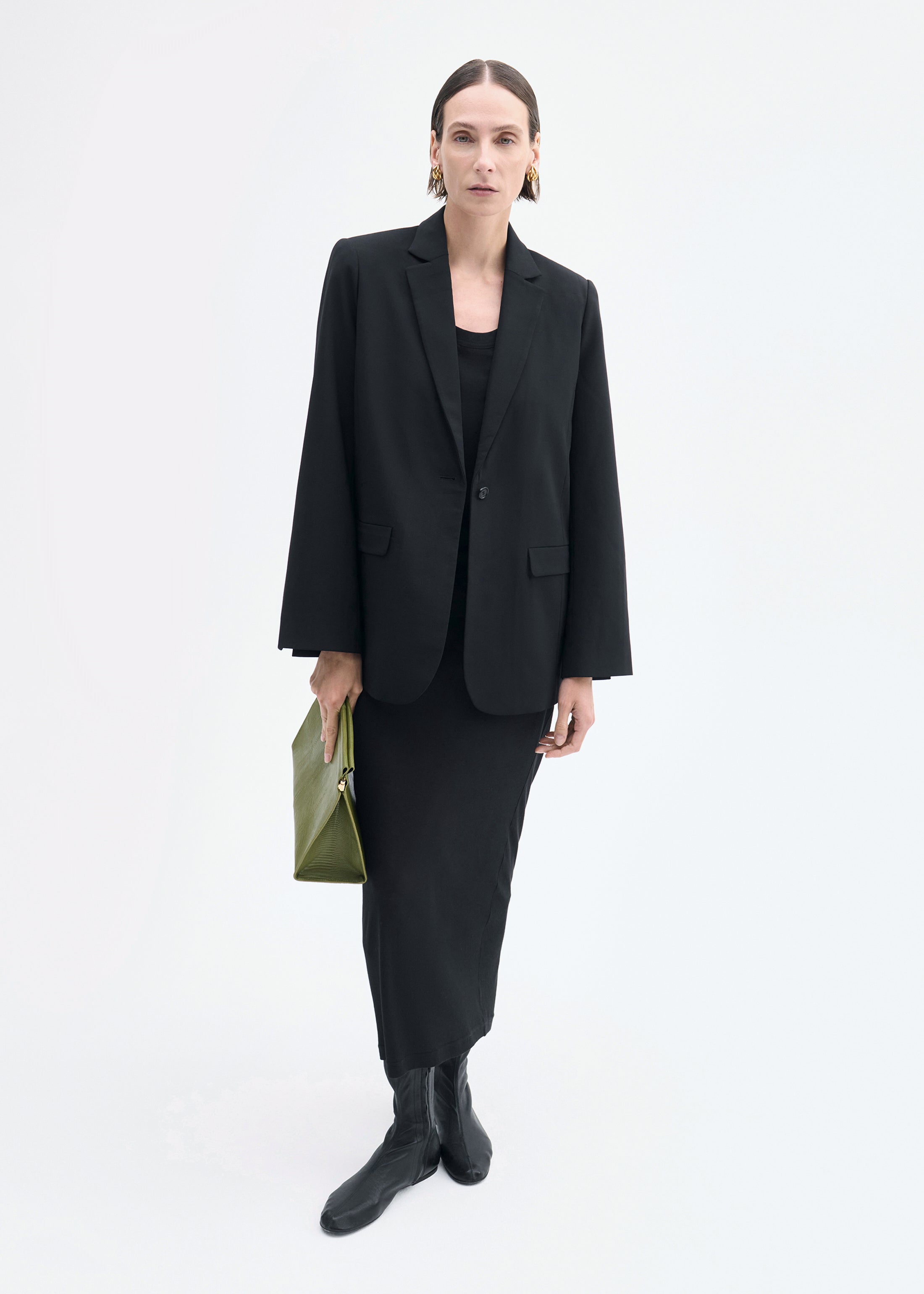 Pencil Skirt in Cotton Jersey - Black