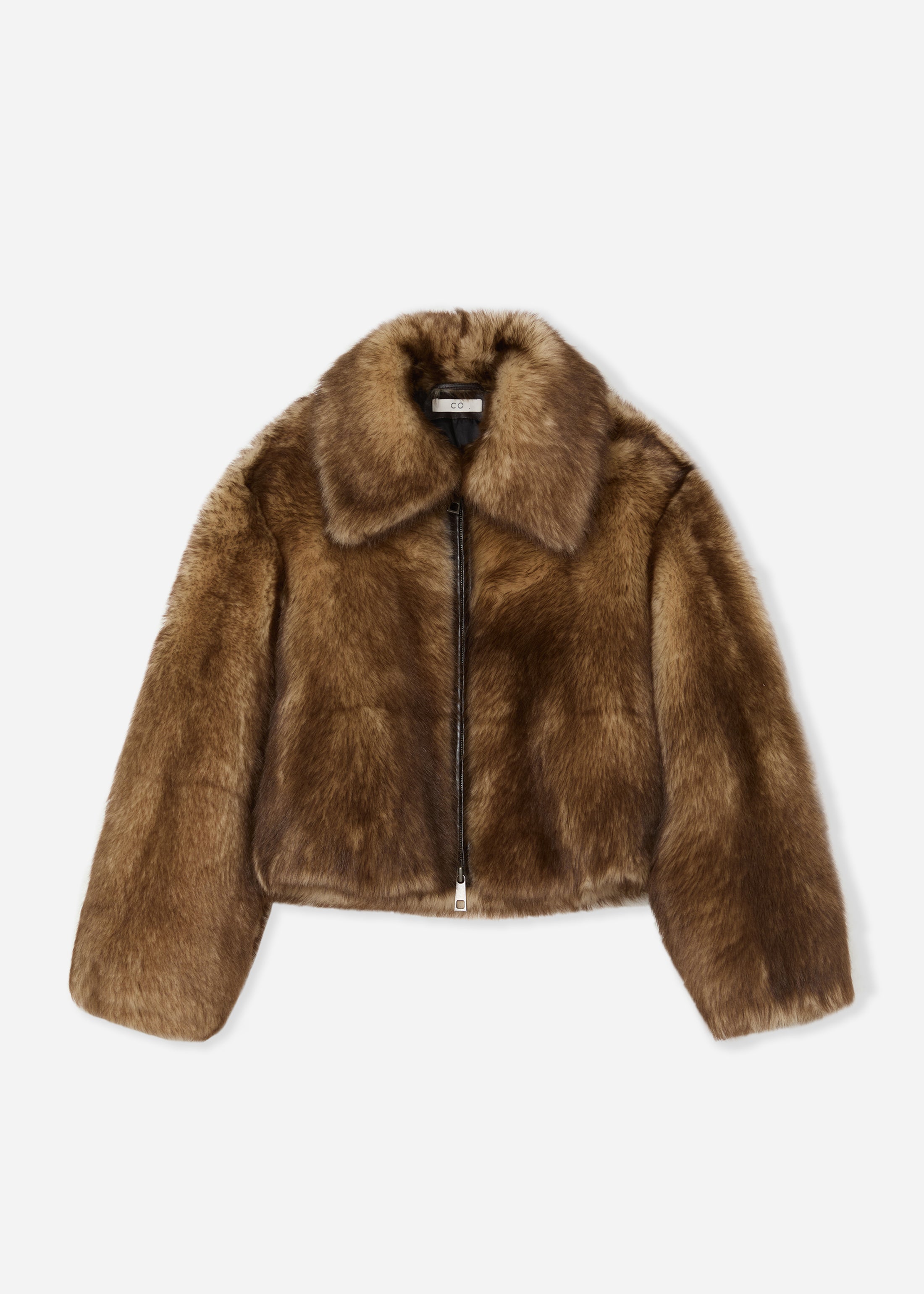 Shearling Bomber - Brown Multi