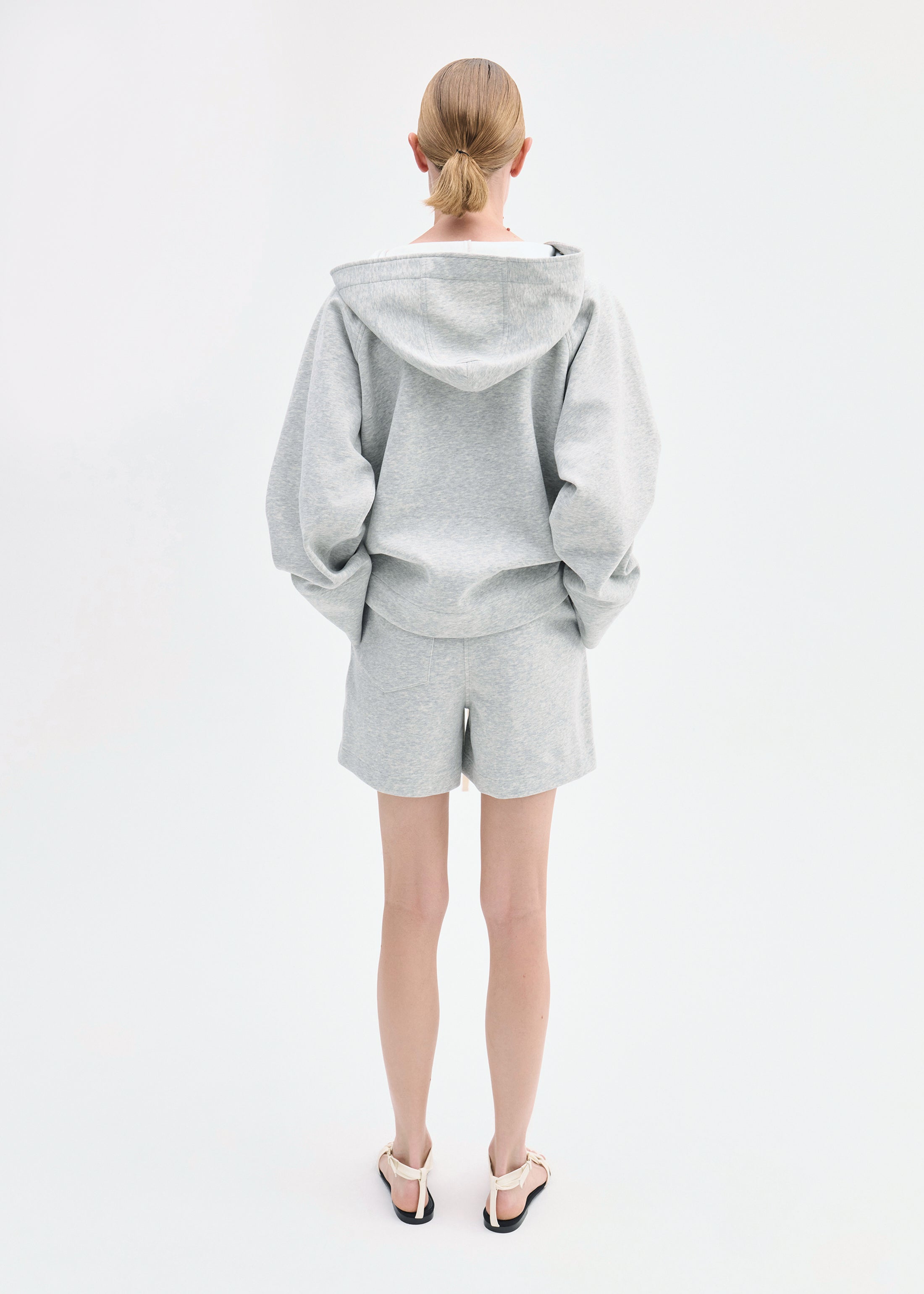 Combat Short in Scuba Jersey - Grey
