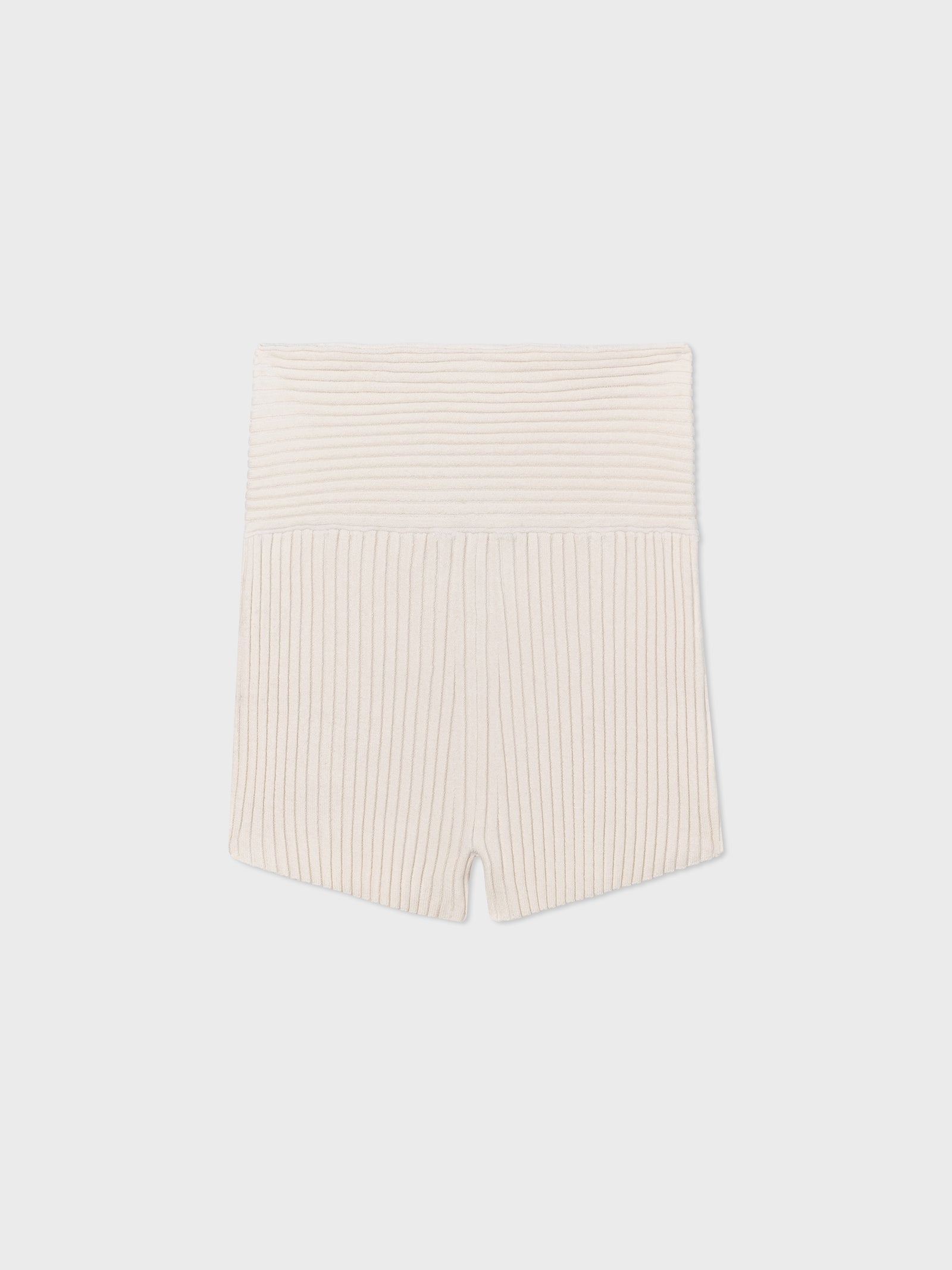 Boy Short  in Silk Knit - Ivory - CO Collections