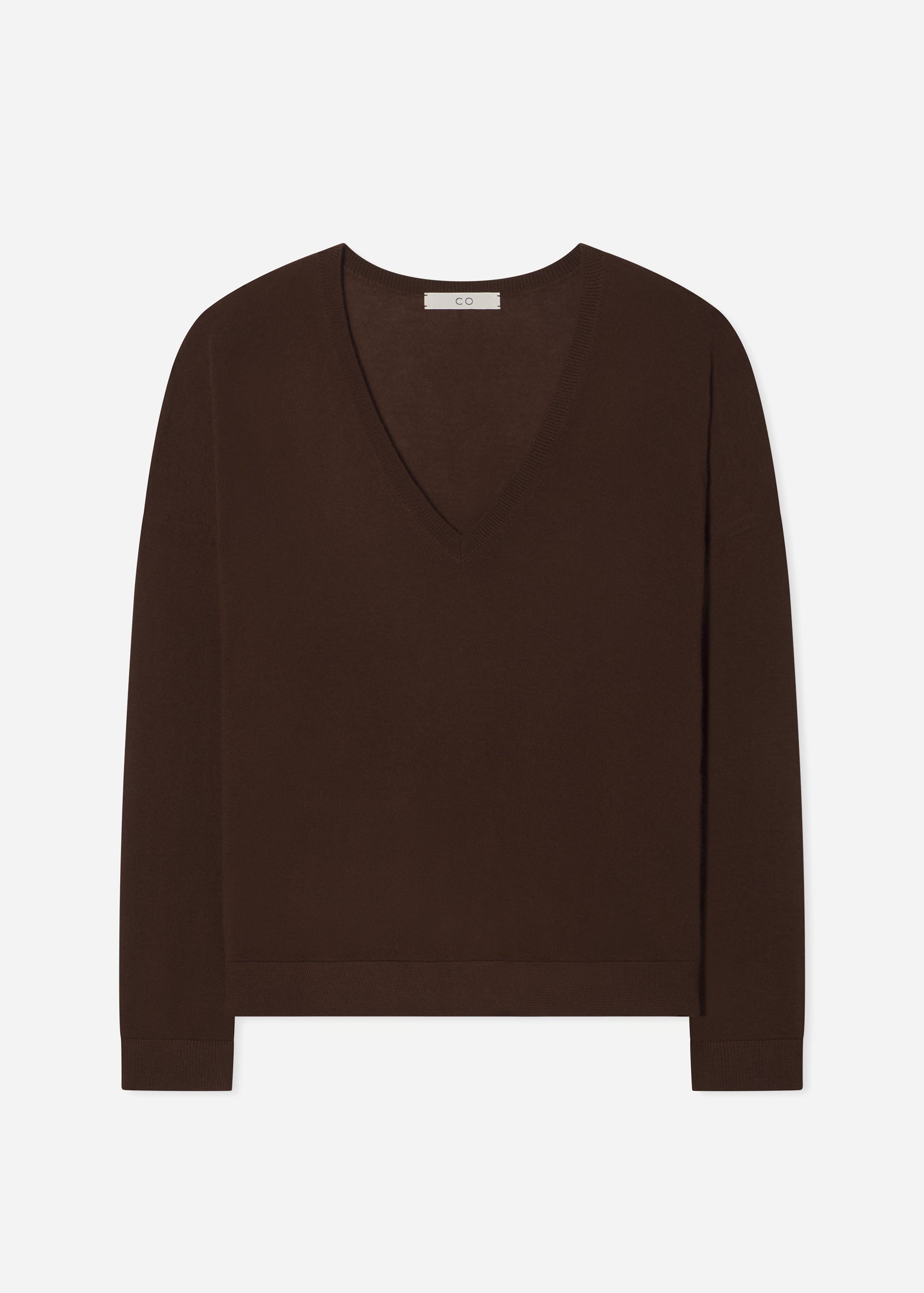 V-Neck Sweater in Fine Cashmere - Coco