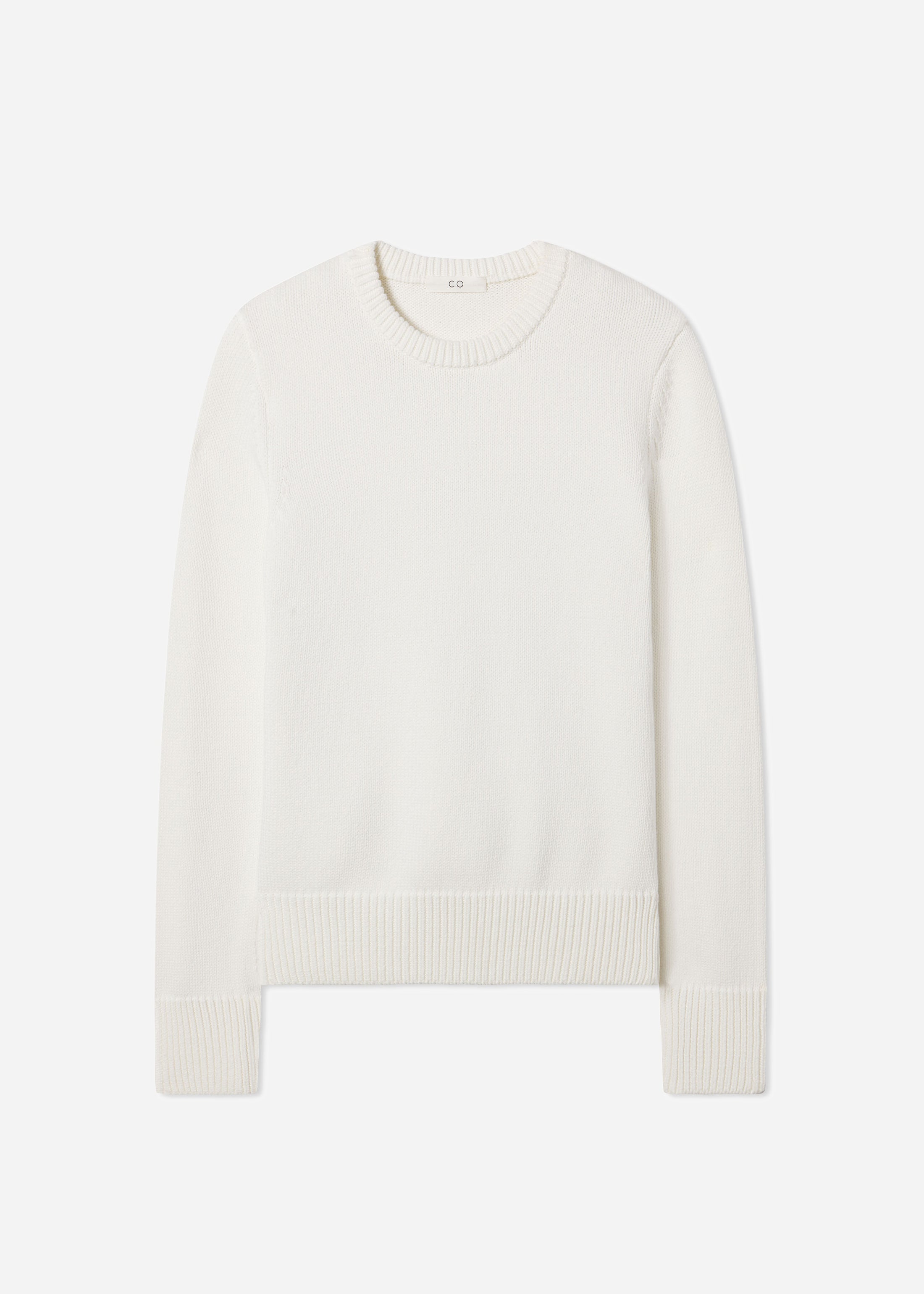 Crew Sweater in Cashmere - Ivory