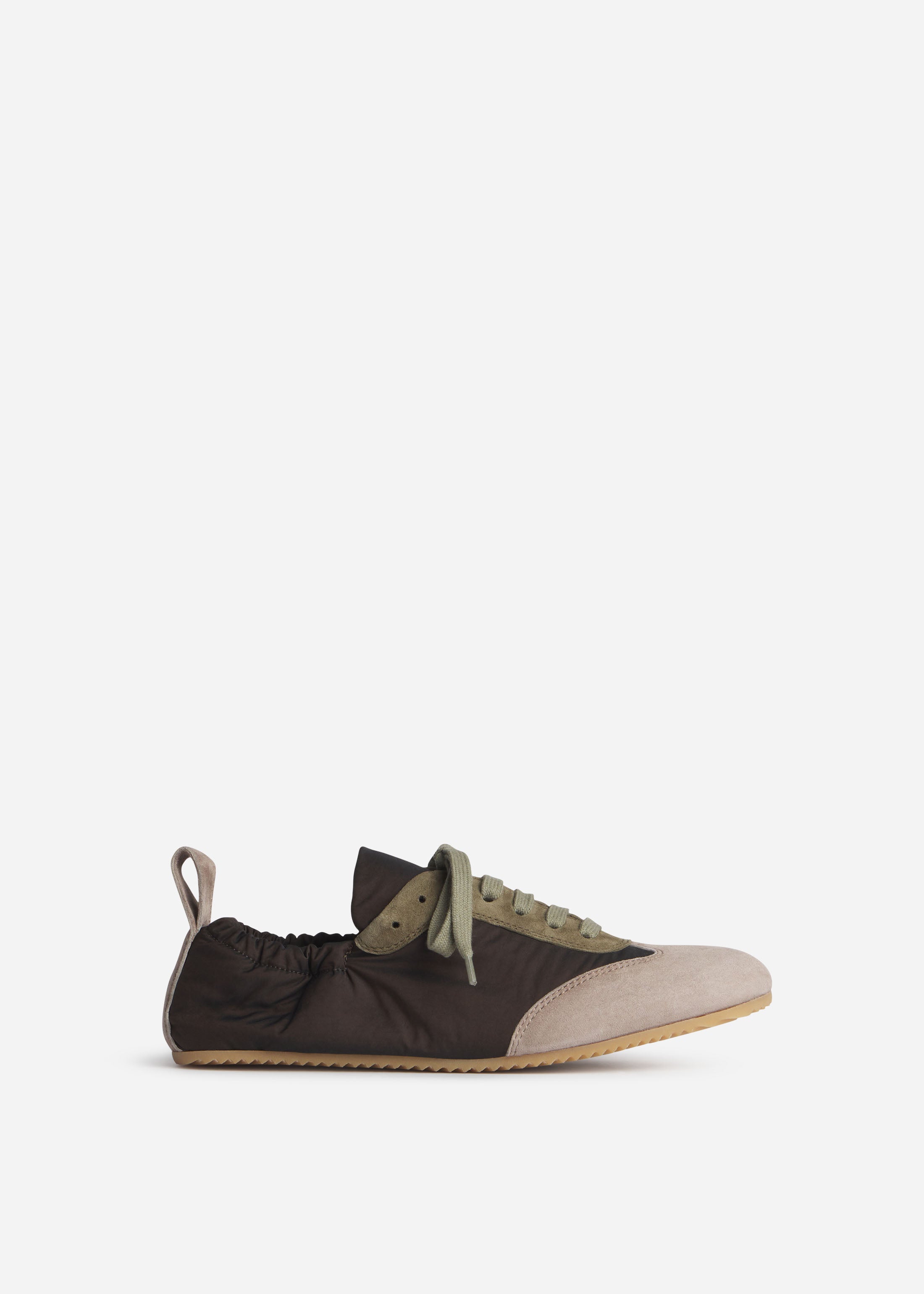 Slip On Elastic Sneaker - Chocolate