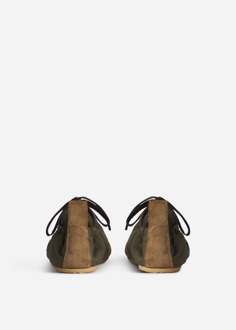 Slip On Elastic Sneaker - Olive, image 3 of 3