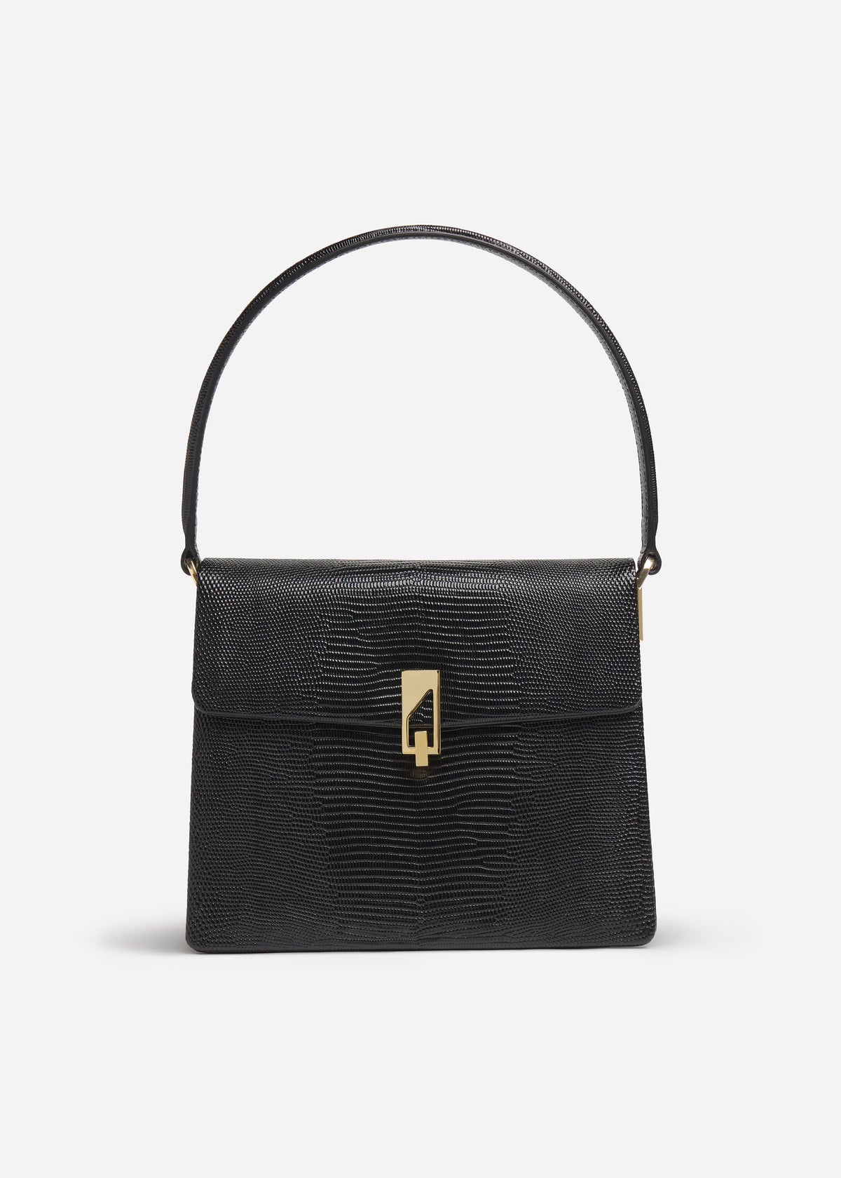 Structured Handbag in Leather - Black, image 1 of 3