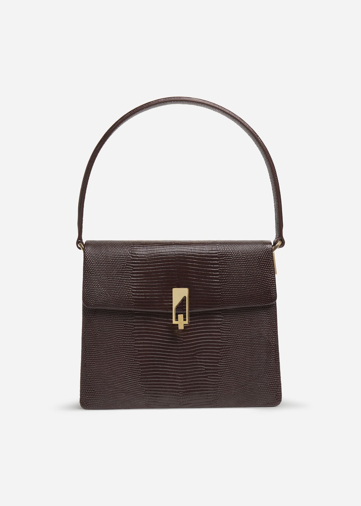 Structured Handbag in Leather - Espresso, image 1 of 3