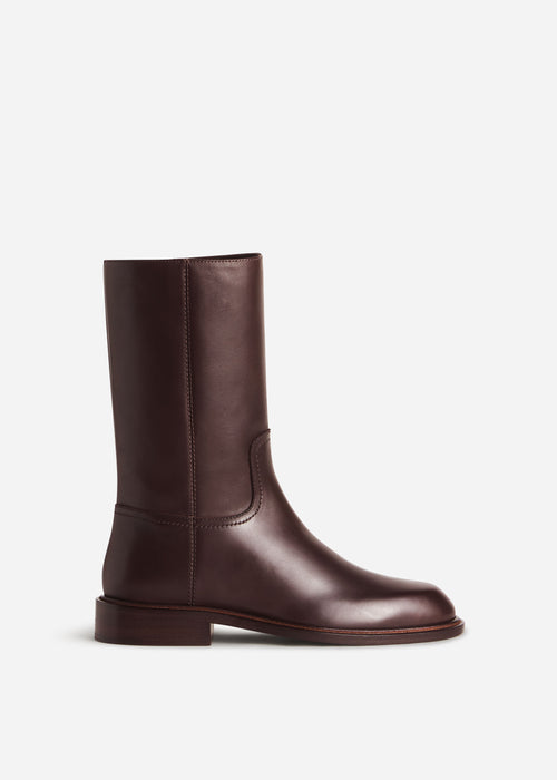 Front Seam Riding Boot - Chocolate, image 1 of 3