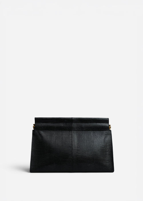 Small Leather Clutch - Black, image 1 of 4