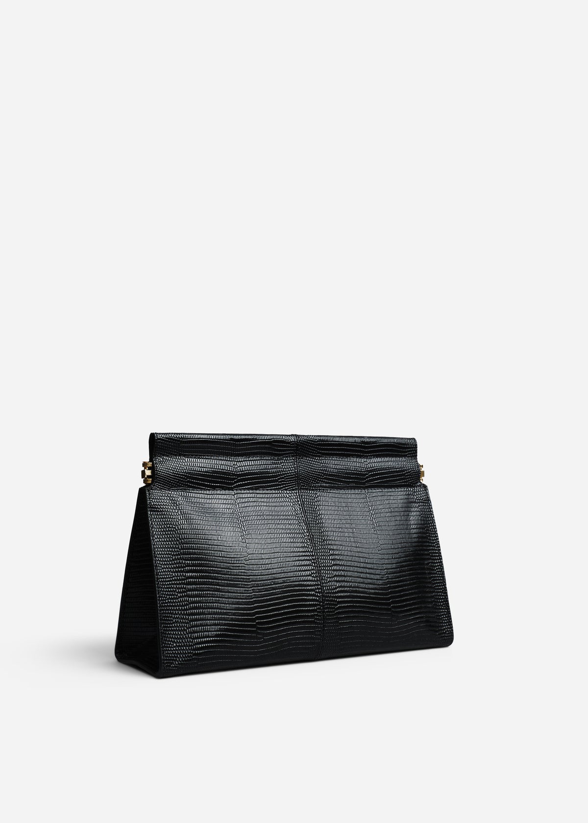 Small Leather Clutch - Black, image 2 of 4