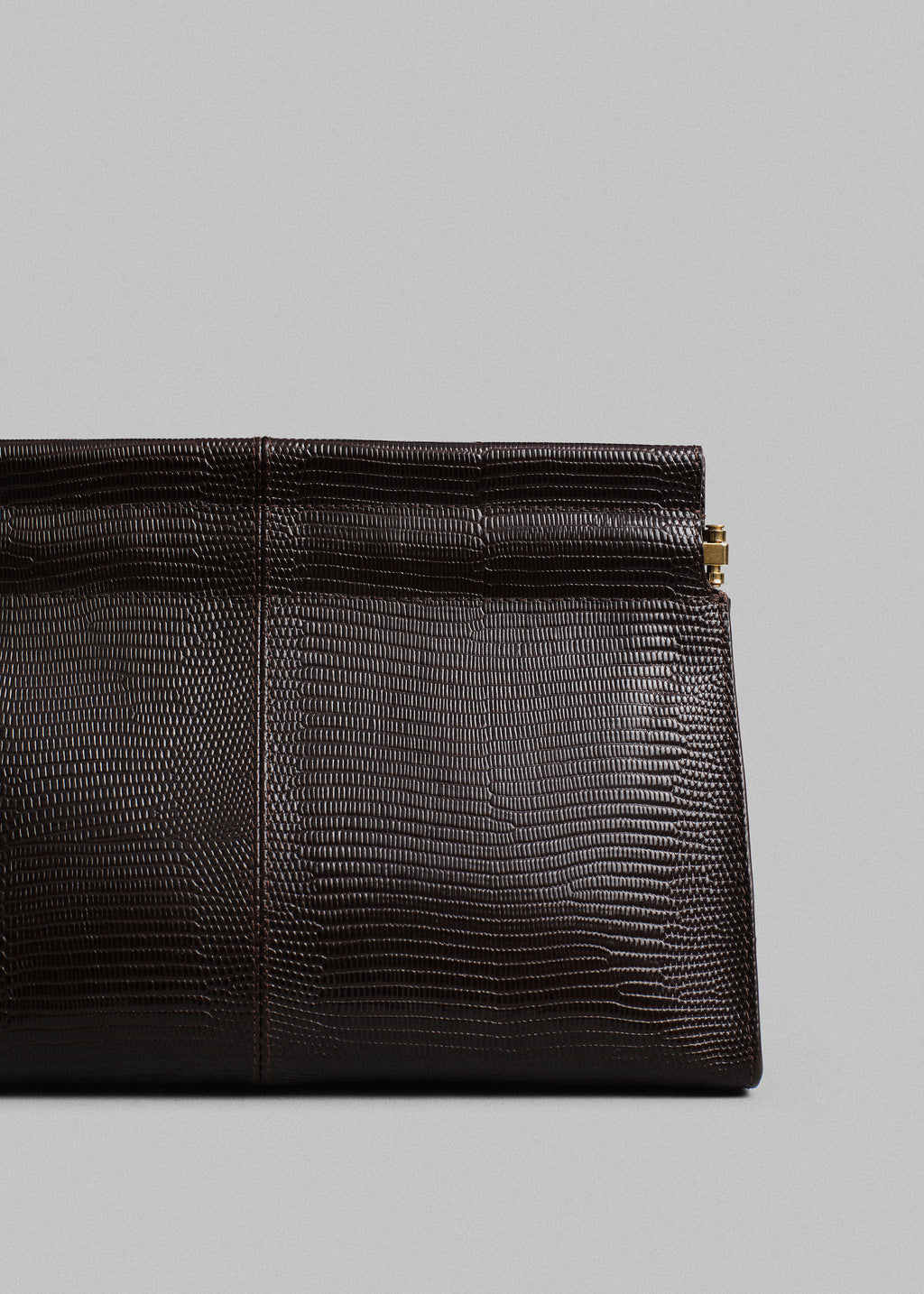 Small Leather Clutch in Espresso  - Espresso - CO