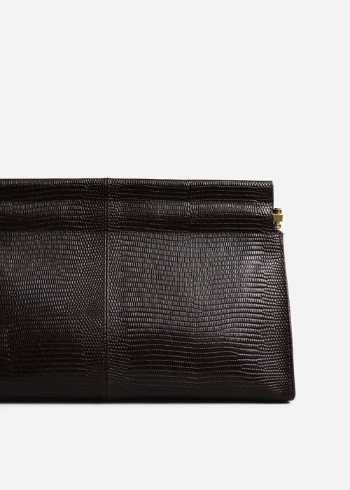 Small Leather Clutch - Espresso, image 3 of 3