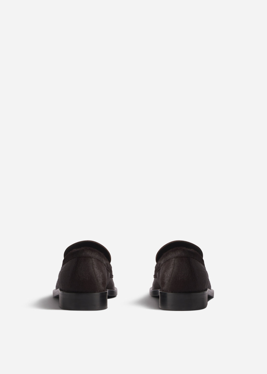 Calf Hair Loafer - Chocolate - CO
