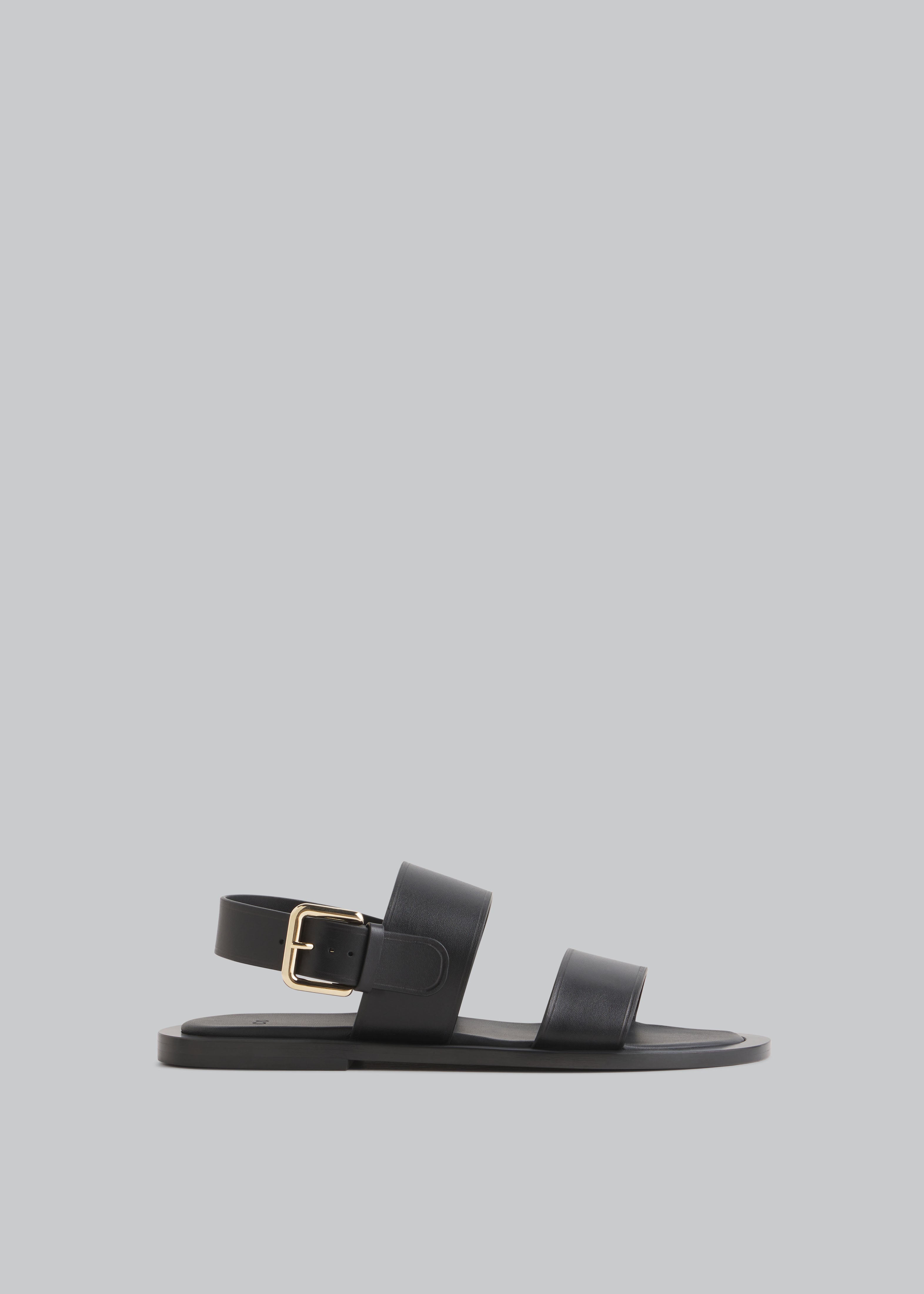 Thick Strap Sandals - Black