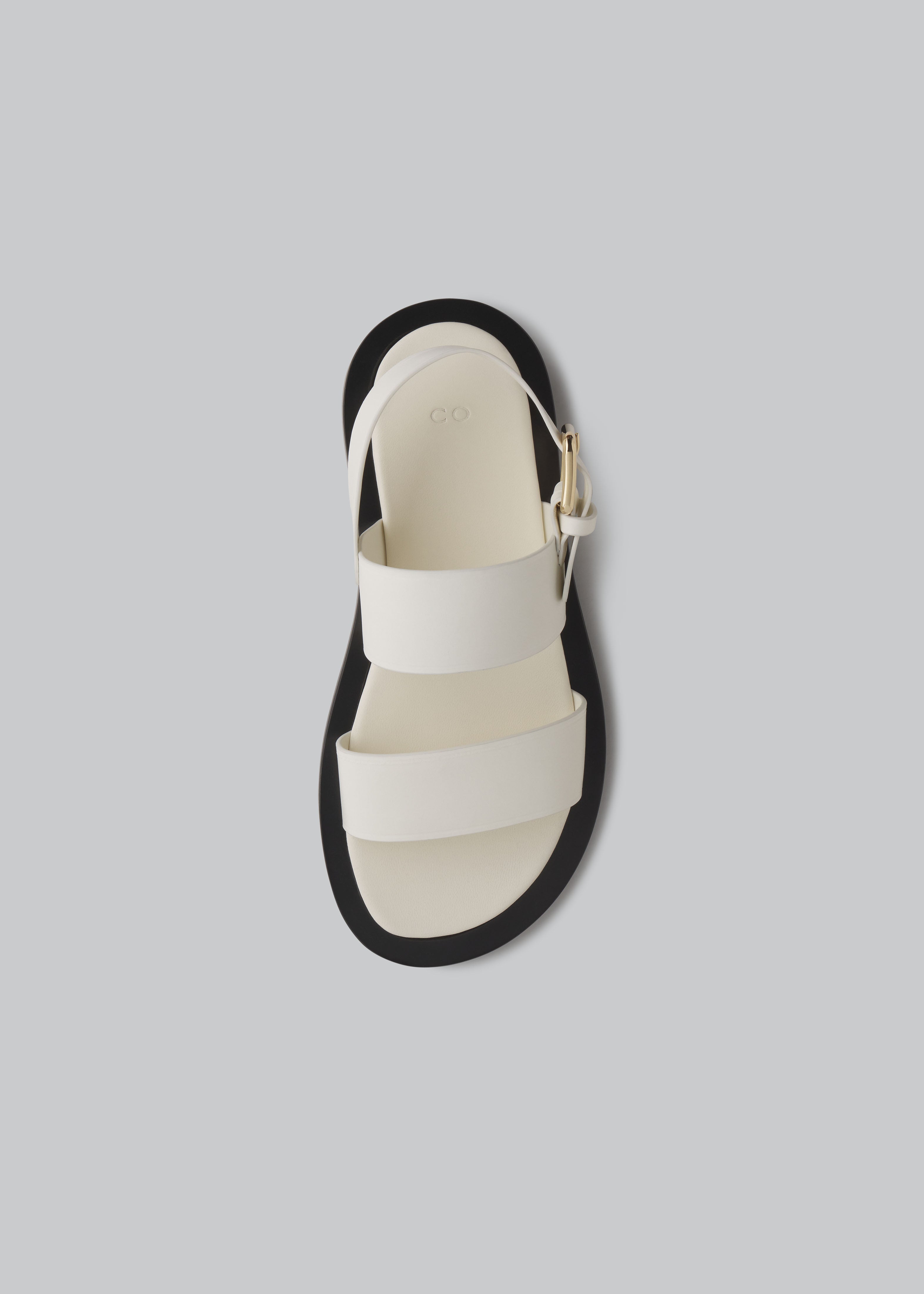 Thick Strap Sandals - Ivory