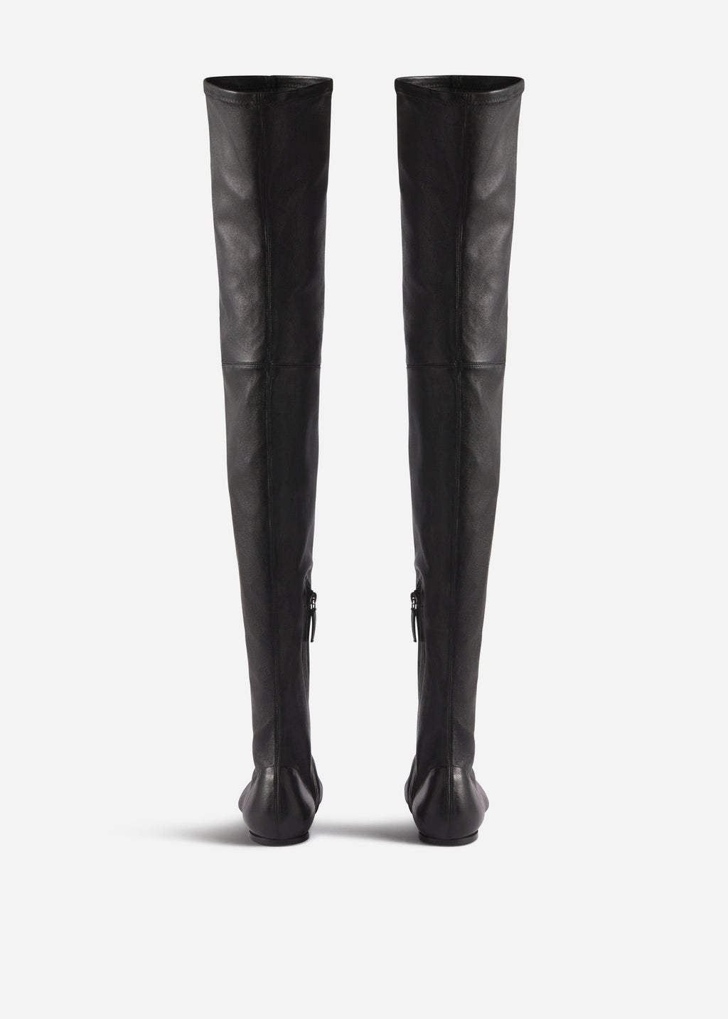 Leather Over-the-Knee Boot - Black - CO