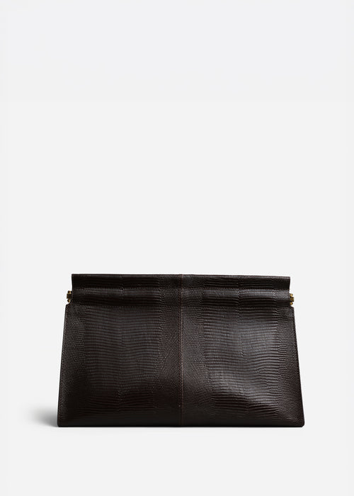 Large Leather Clutch - Espresso, image 1 of 4