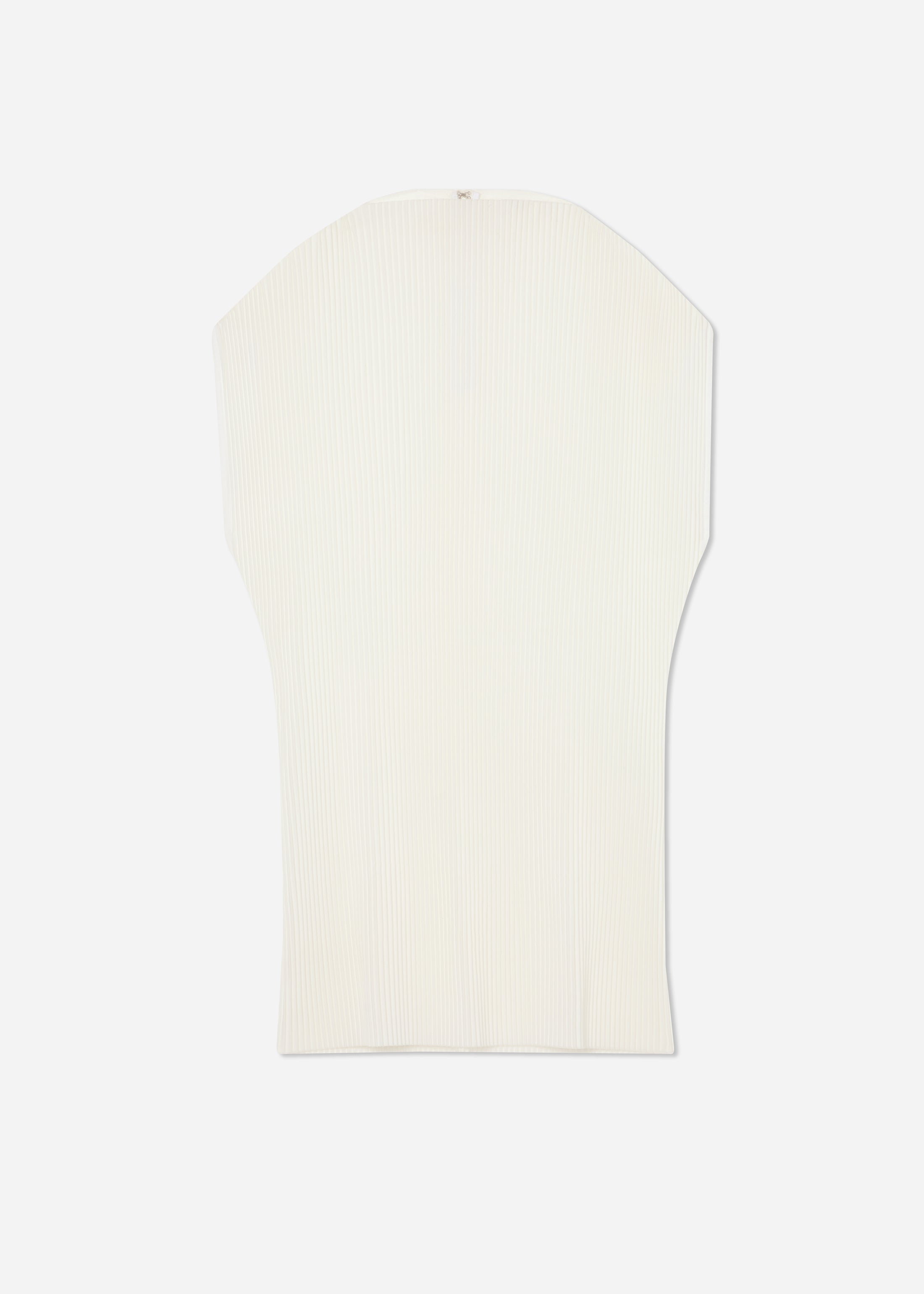 Plisse Top - Off White