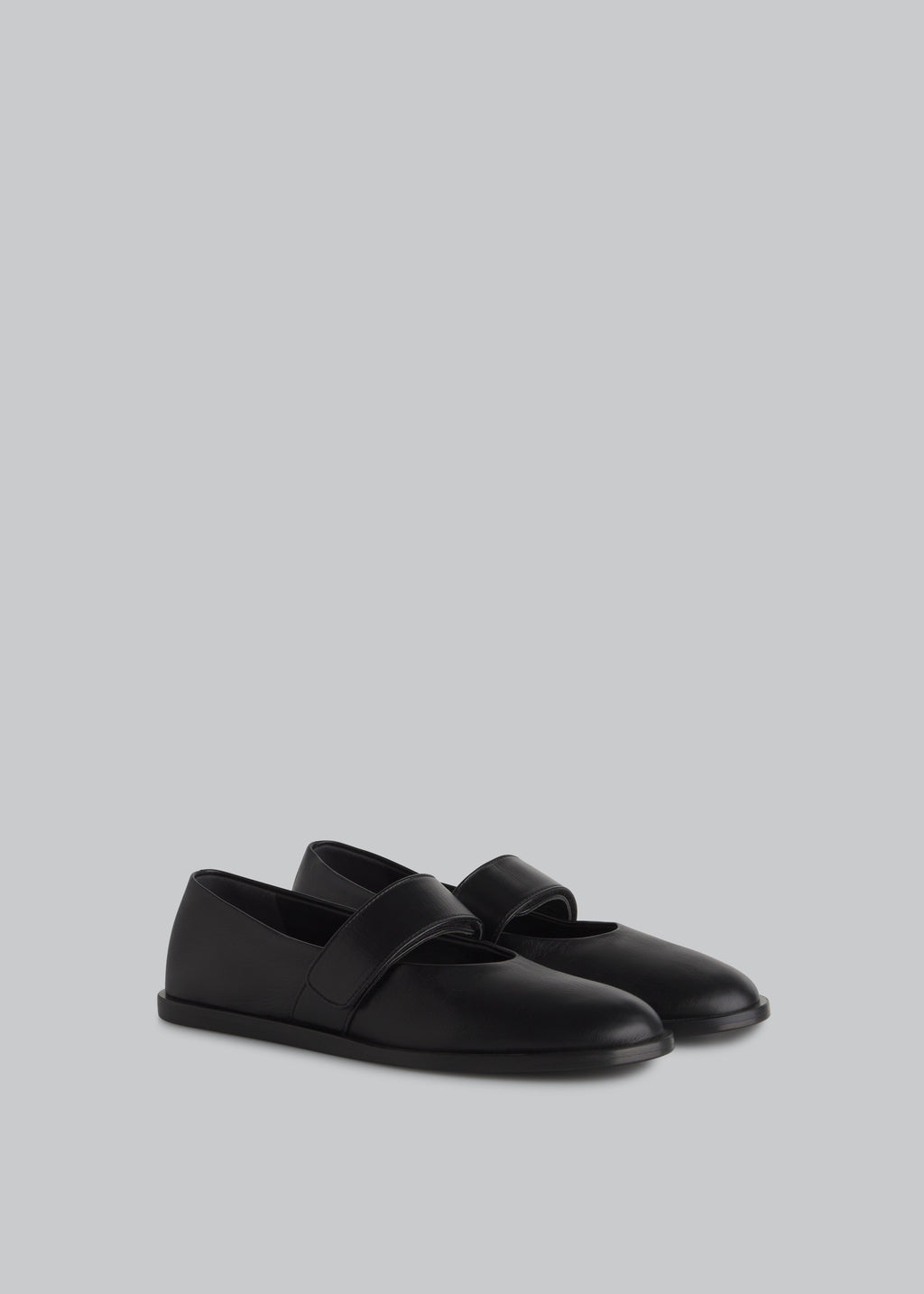 Velcro Mary Jane in Lambskin - Black - CO