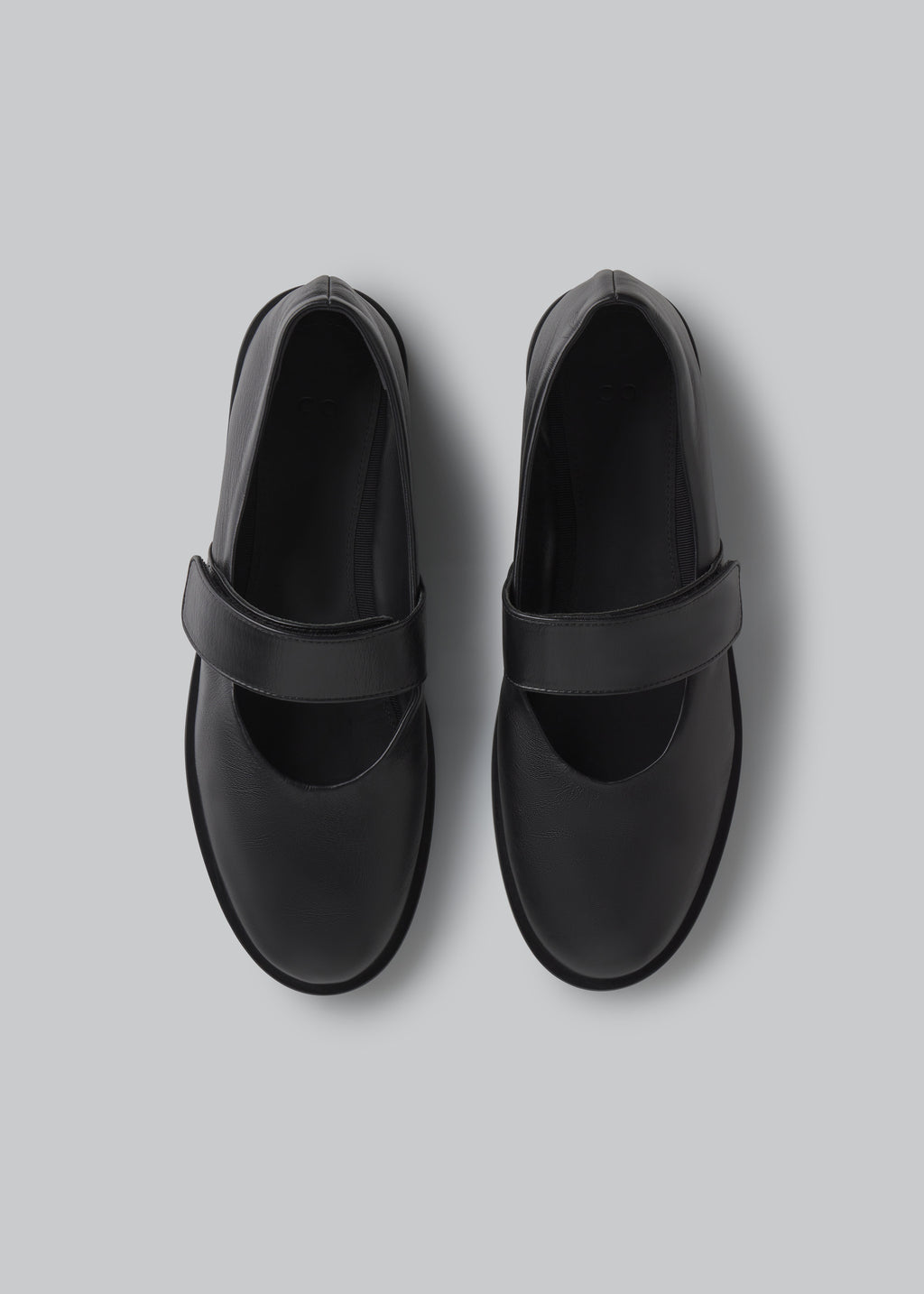 Velcro Mary Jane in Lambskin - Black - CO