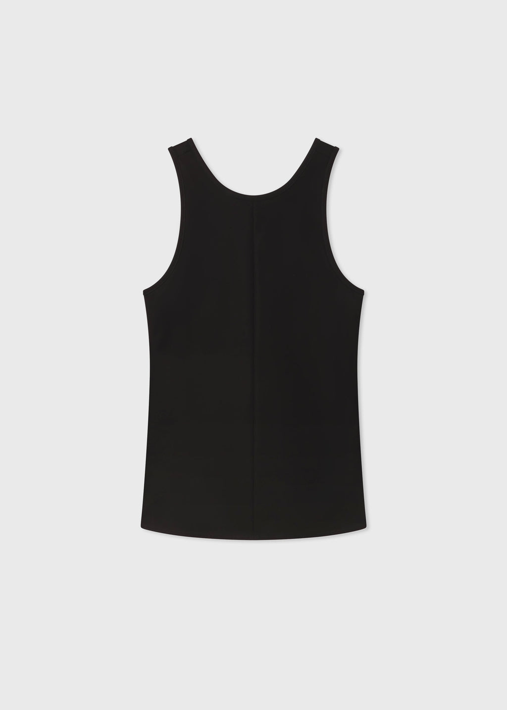 Racer Back Tank in Cotton - Black - CO