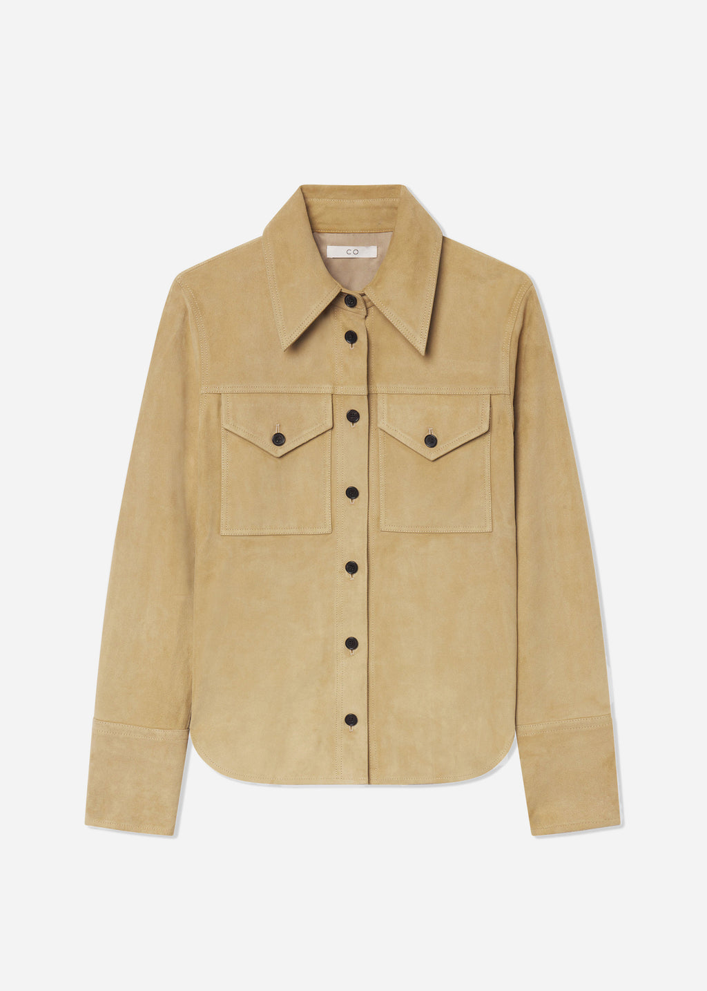 Western Shirt in Suede - Camel - CO