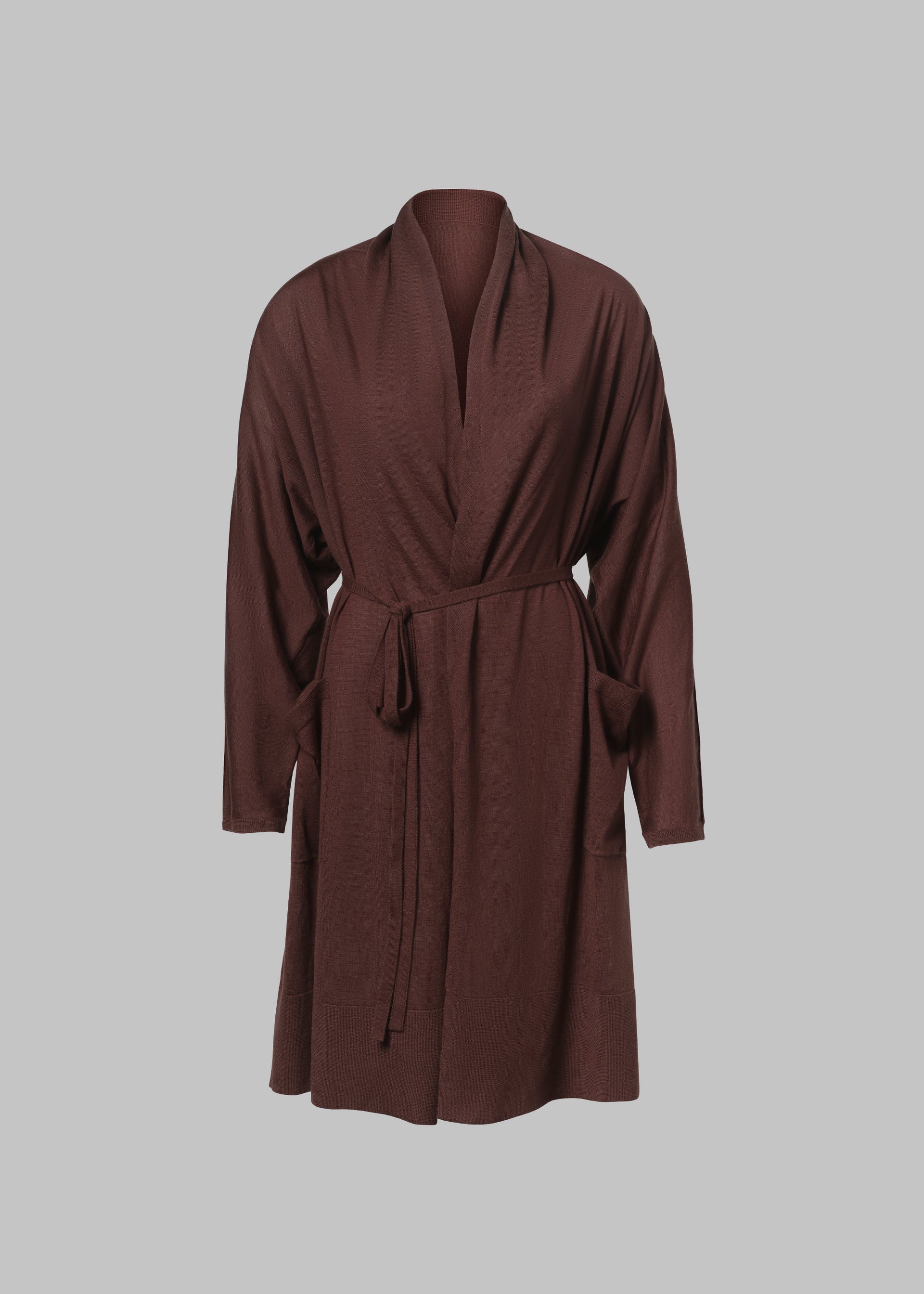 Fine Cashmere Robe - Chocolate - CO