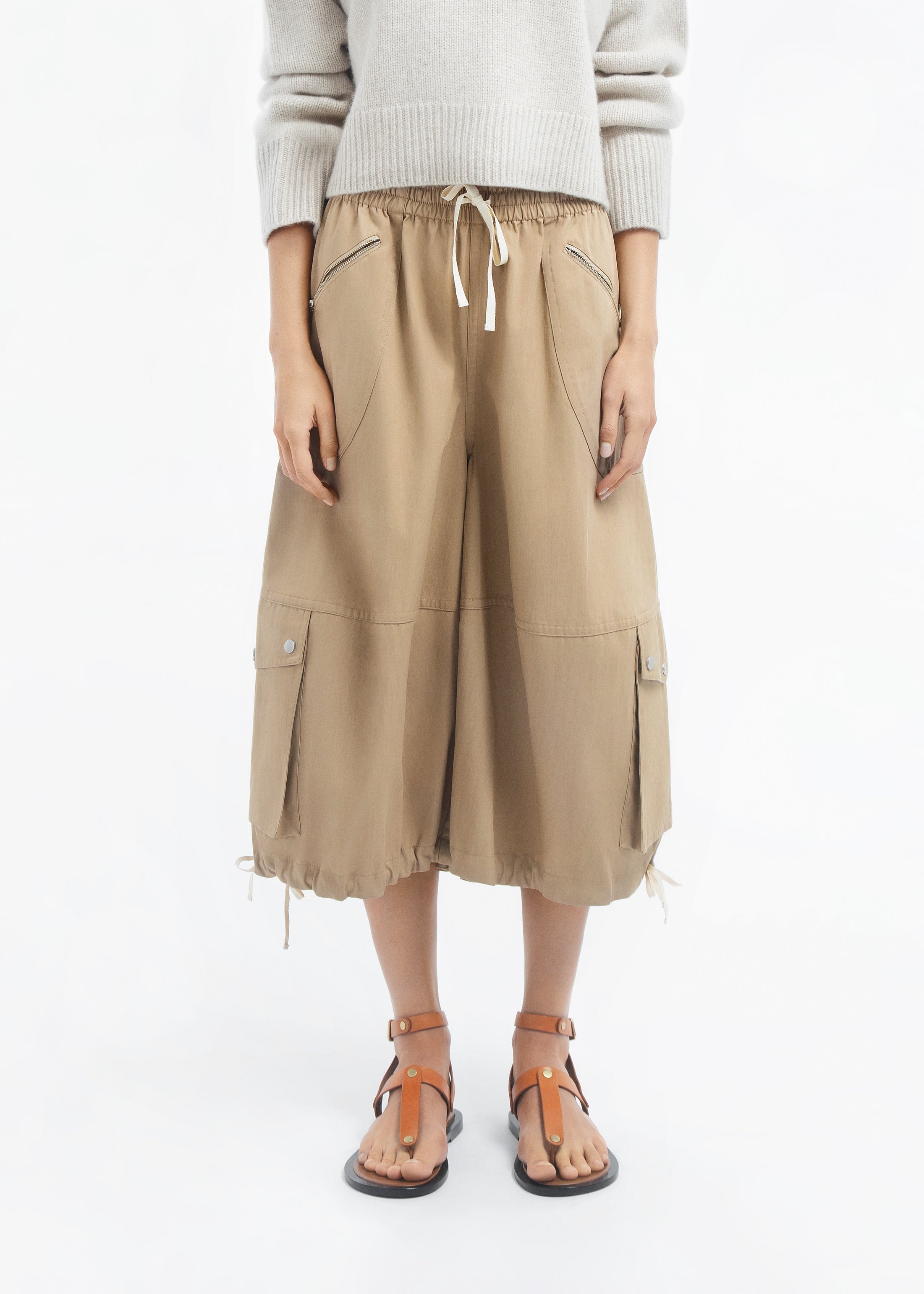 Braies Pant in Cotton Twill - Camel