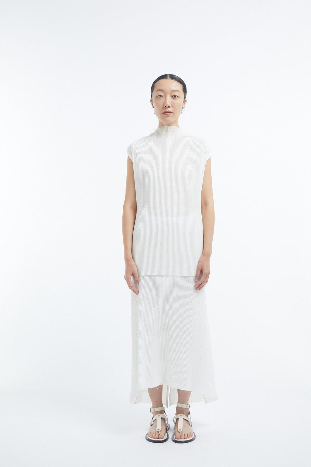 Plisse Skirt - Off White - CO