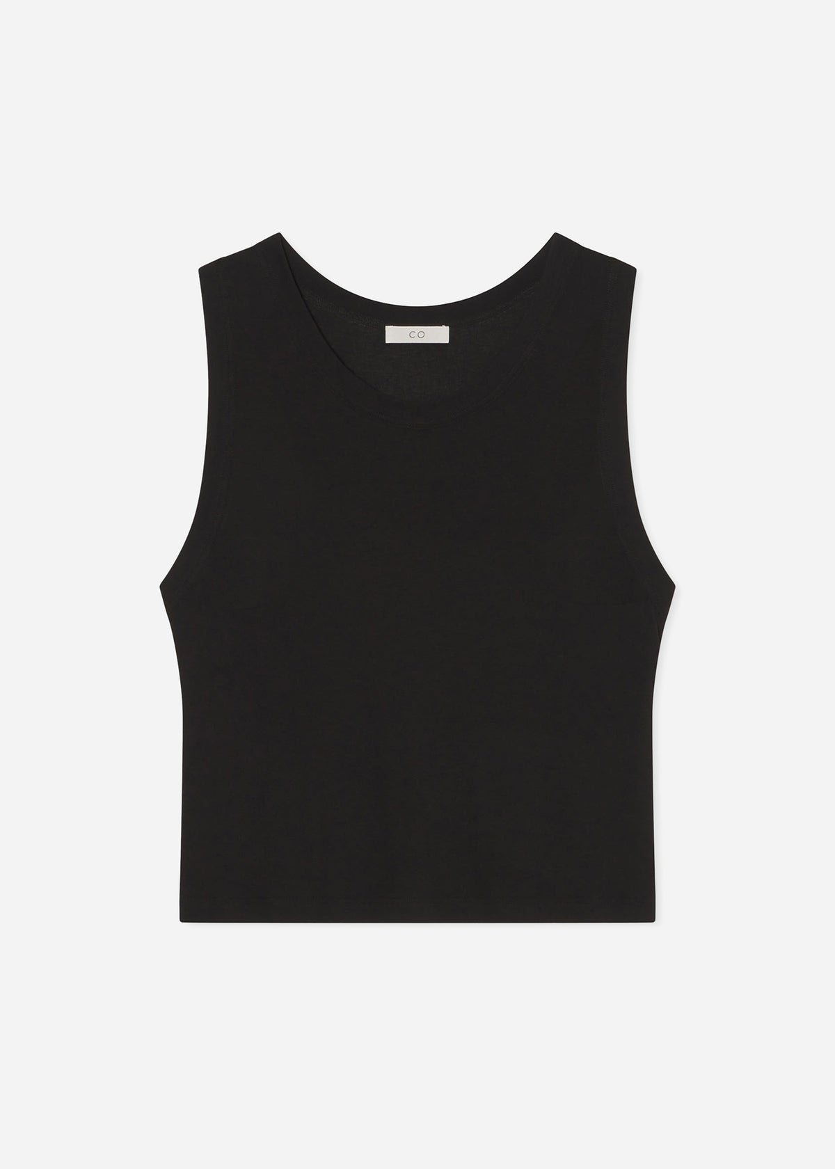 Loose Tank in Slub Jersey - Black, image 4 of 4