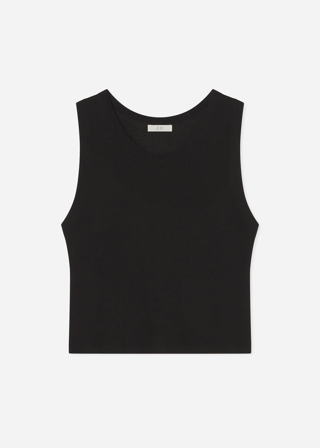 Loose Tank in Slub Jersey - Black - CO