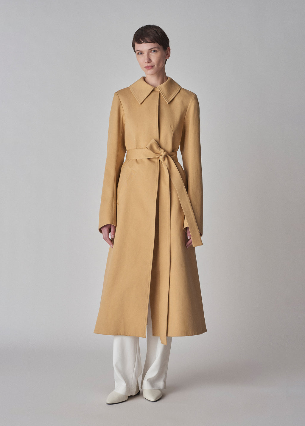 Canvas Coat in Cotton - Butterscotch - CO