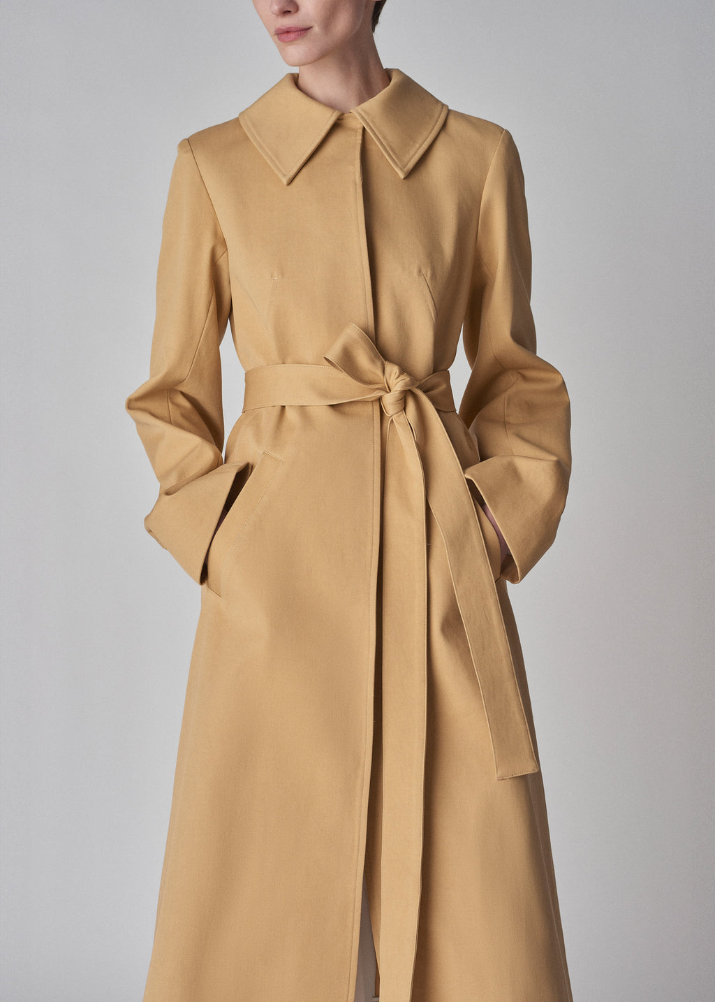 Canvas Coat in Cotton - Butterscotch - CO