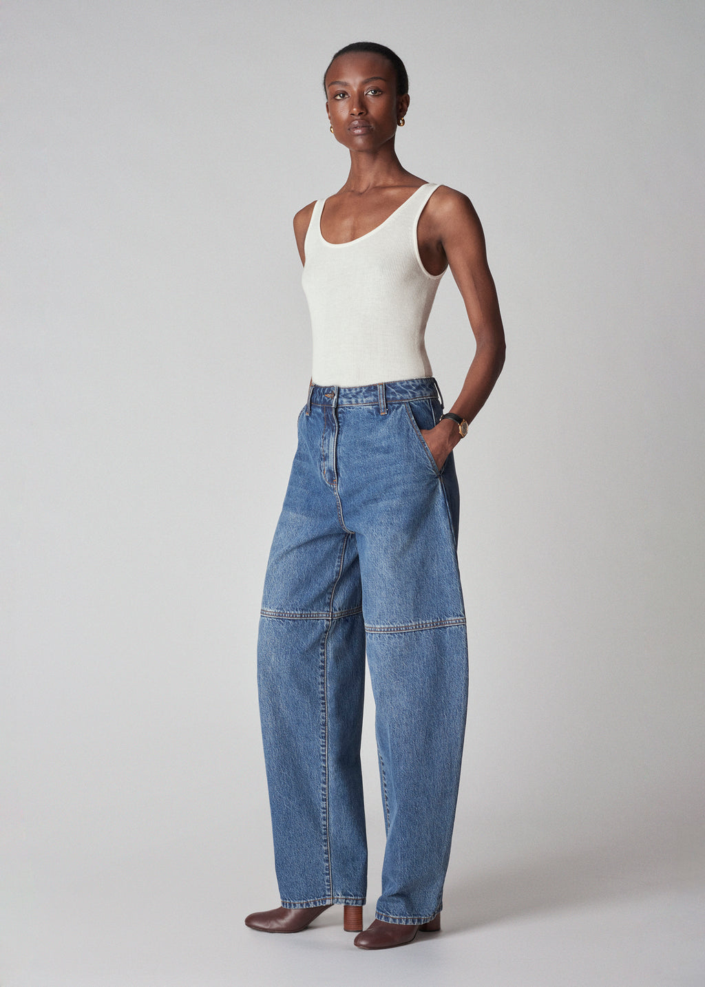 Balloon Pant in Denim - Indigo - CO