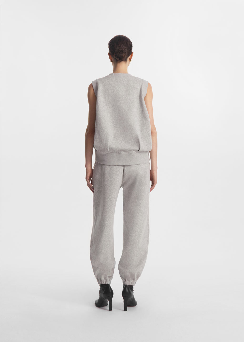 Sleeveless Sweatshirt in Scuba - Heather Grey - CO