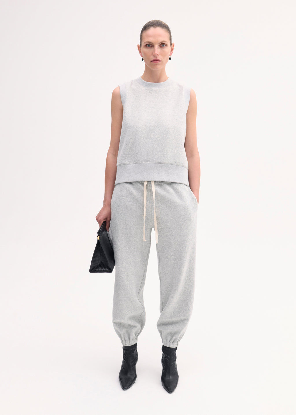 Scuba Jogger in Scuba Jersey - Heather Grey - CO