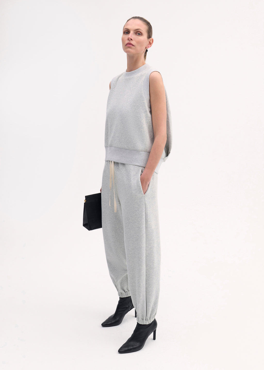Scuba Jogger in Scuba Jersey - Heather Grey - CO