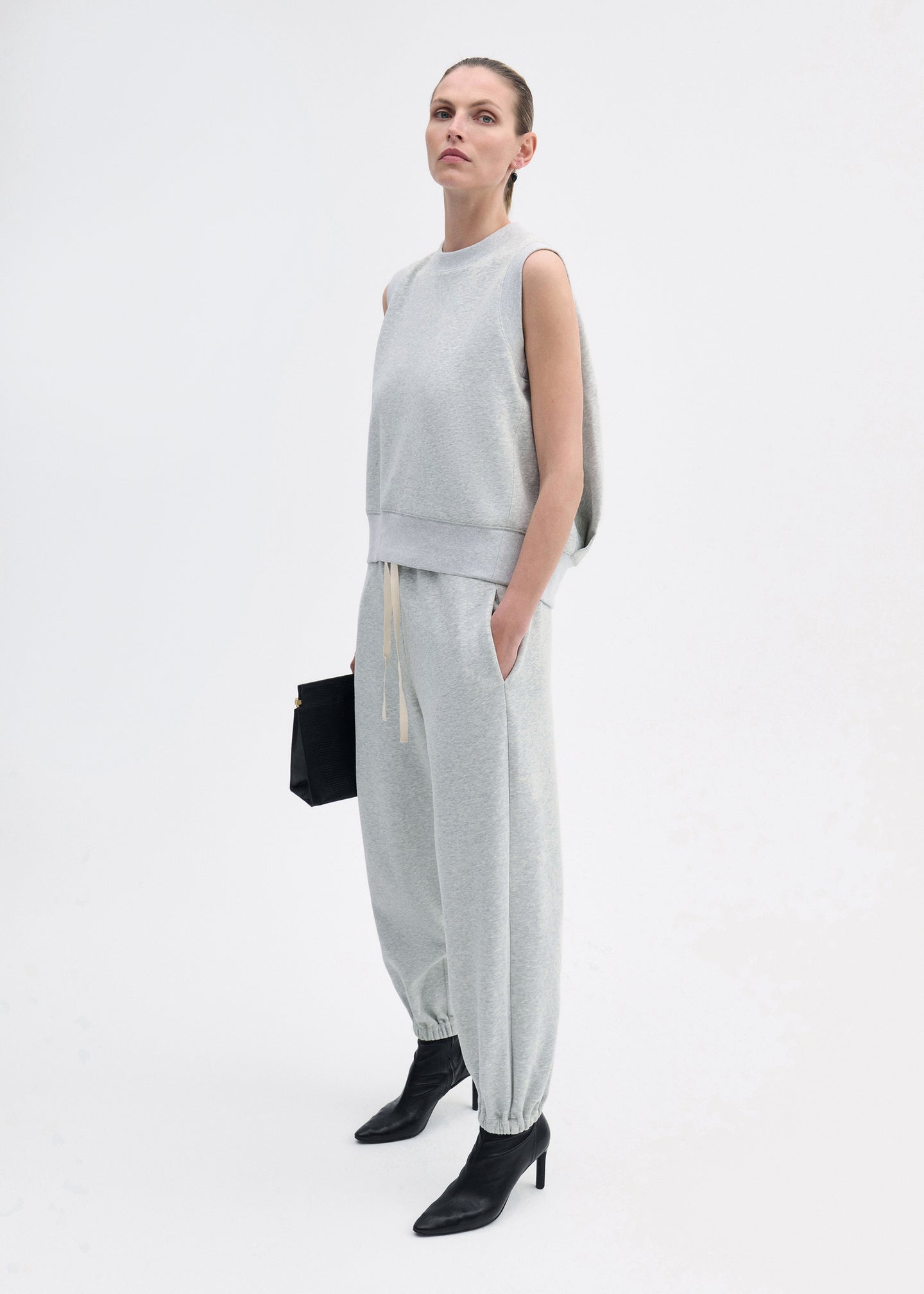 Scuba Jogger in Scuba Jersey - Heather Grey - CO