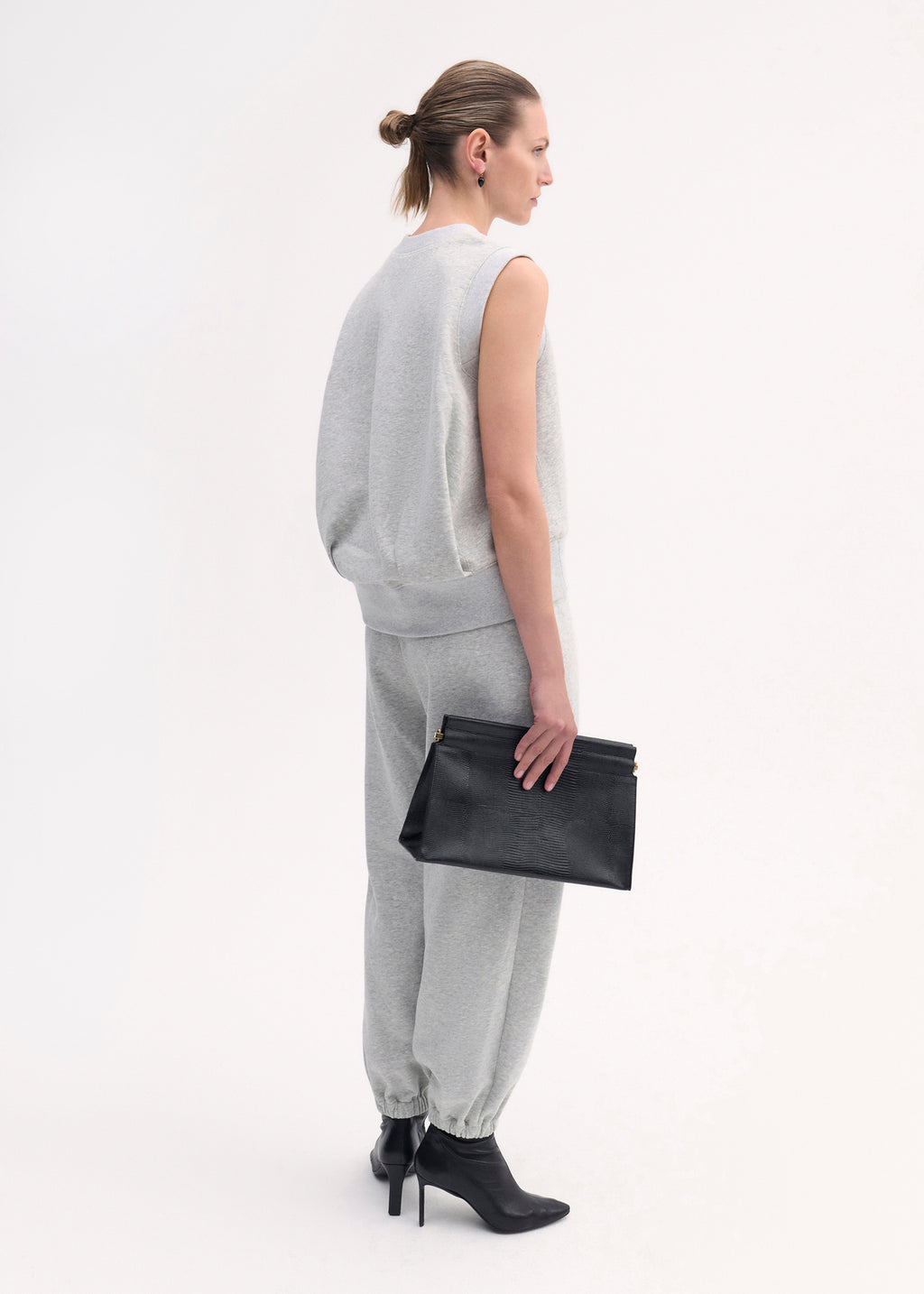 Sleeveless Sweatshirt in Scuba - Heather Grey - CO
