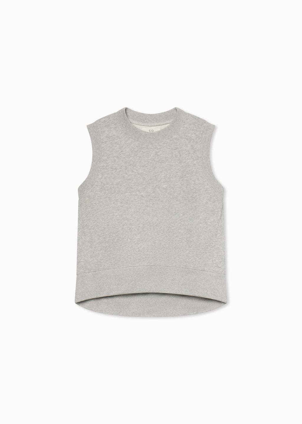 Sleeveless Sweatshirt in Scuba - Heather Grey - CO
